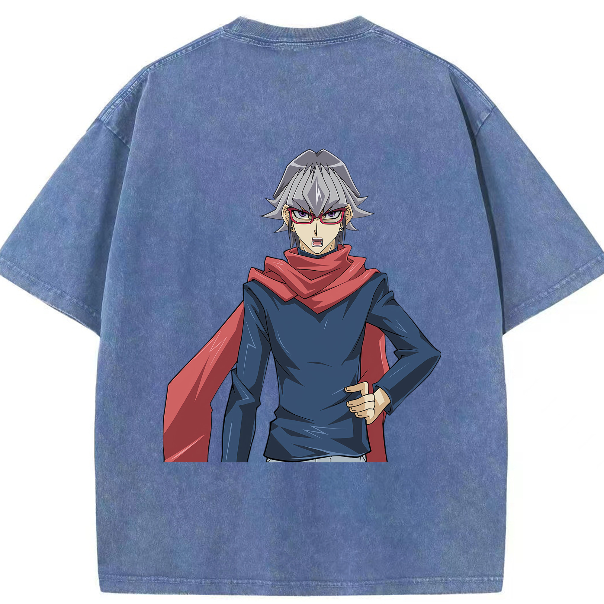 （画像用） 遊☆戯☆王 Yu-Gi-Oh! 綿100% ヴィンテージ風 半袖Tシャツ（背面プリント）