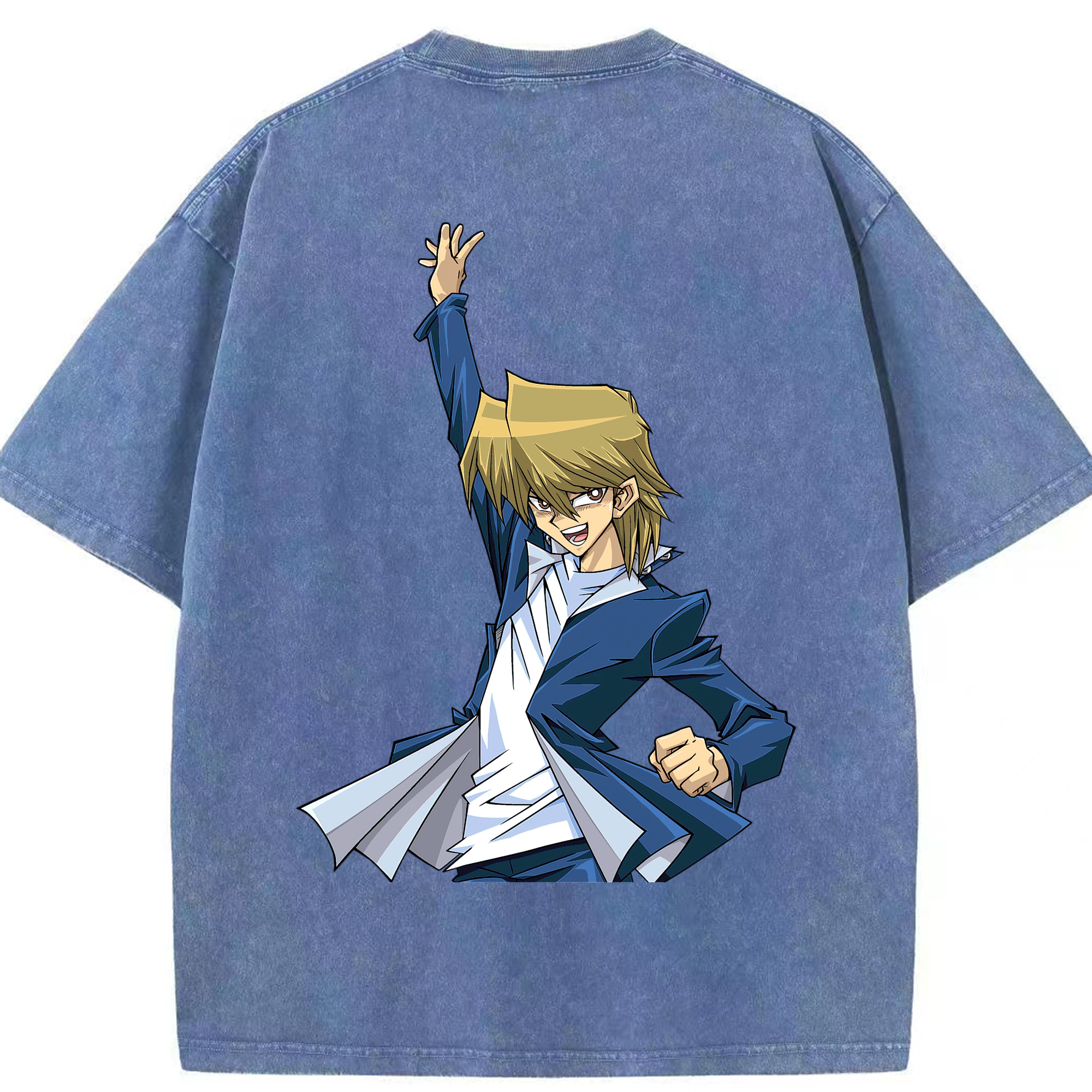 （画像用） 遊☆戯☆王 Yu-Gi-Oh! 綿100% ヴィンテージ風 半袖Tシャツ（背面プリント）