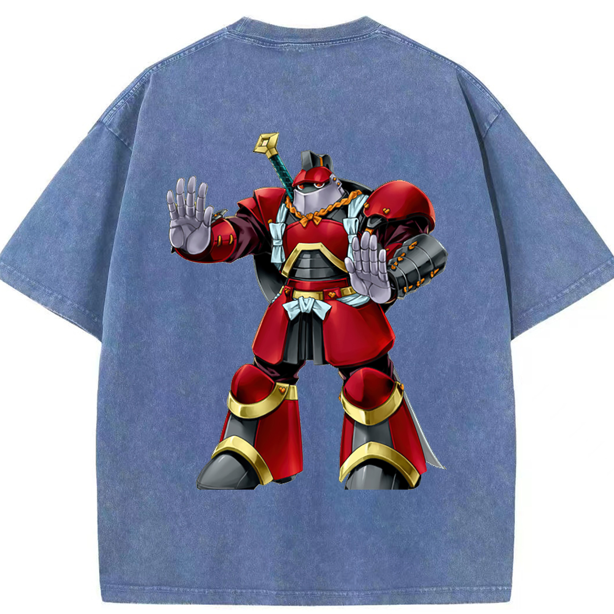 （画像用） 遊☆戯☆王 Yu-Gi-Oh! 綿100% ヴィンテージ風 半袖Tシャツ（背面プリント）