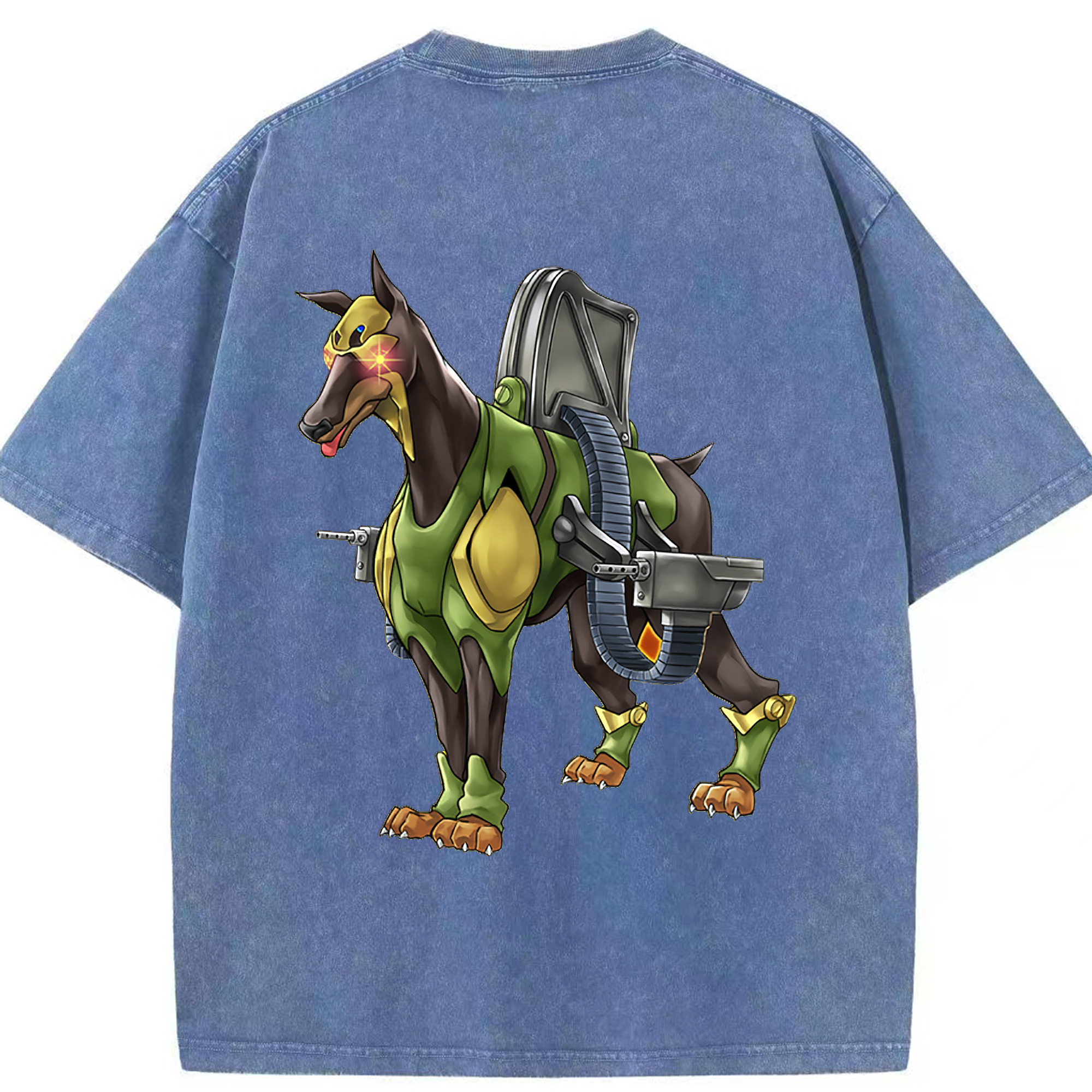 （画像用） 遊☆戯☆王 Yu-Gi-Oh! 綿100% ヴィンテージ風 半袖Tシャツ（背面プリント）