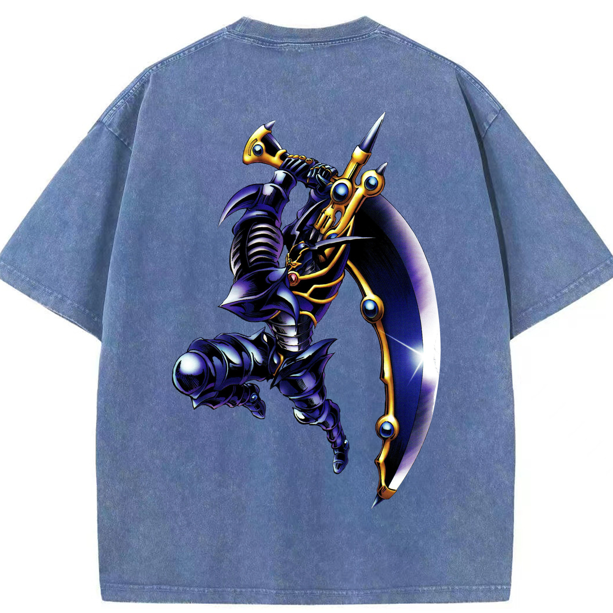 （画像用） 遊☆戯☆王 Yu-Gi-Oh! 綿100% ヴィンテージ風 半袖Tシャツ（背面プリント）