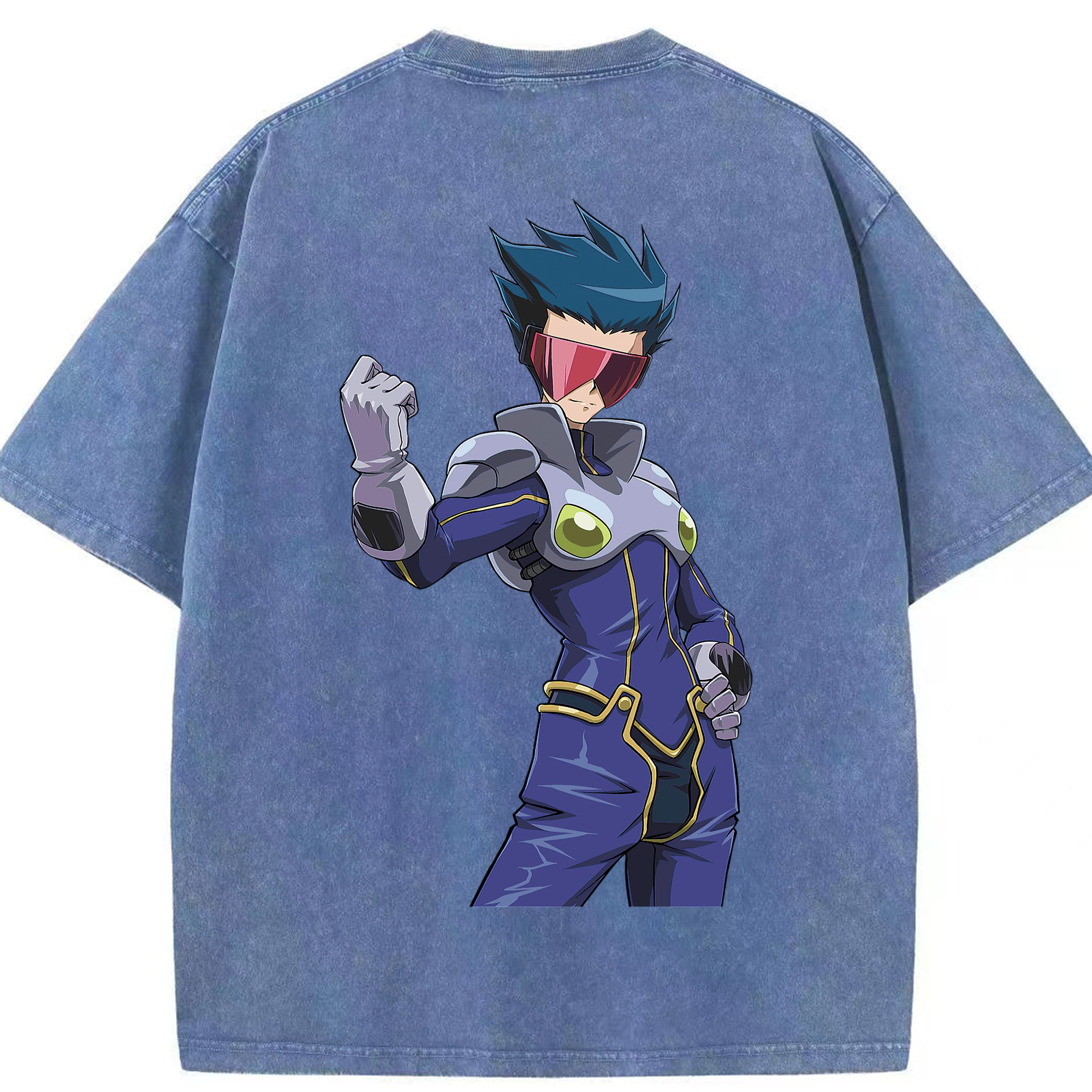 （画像用） 遊☆戯☆王 Yu-Gi-Oh! 綿100% ヴィンテージ風 半袖Tシャツ（背面プリント）