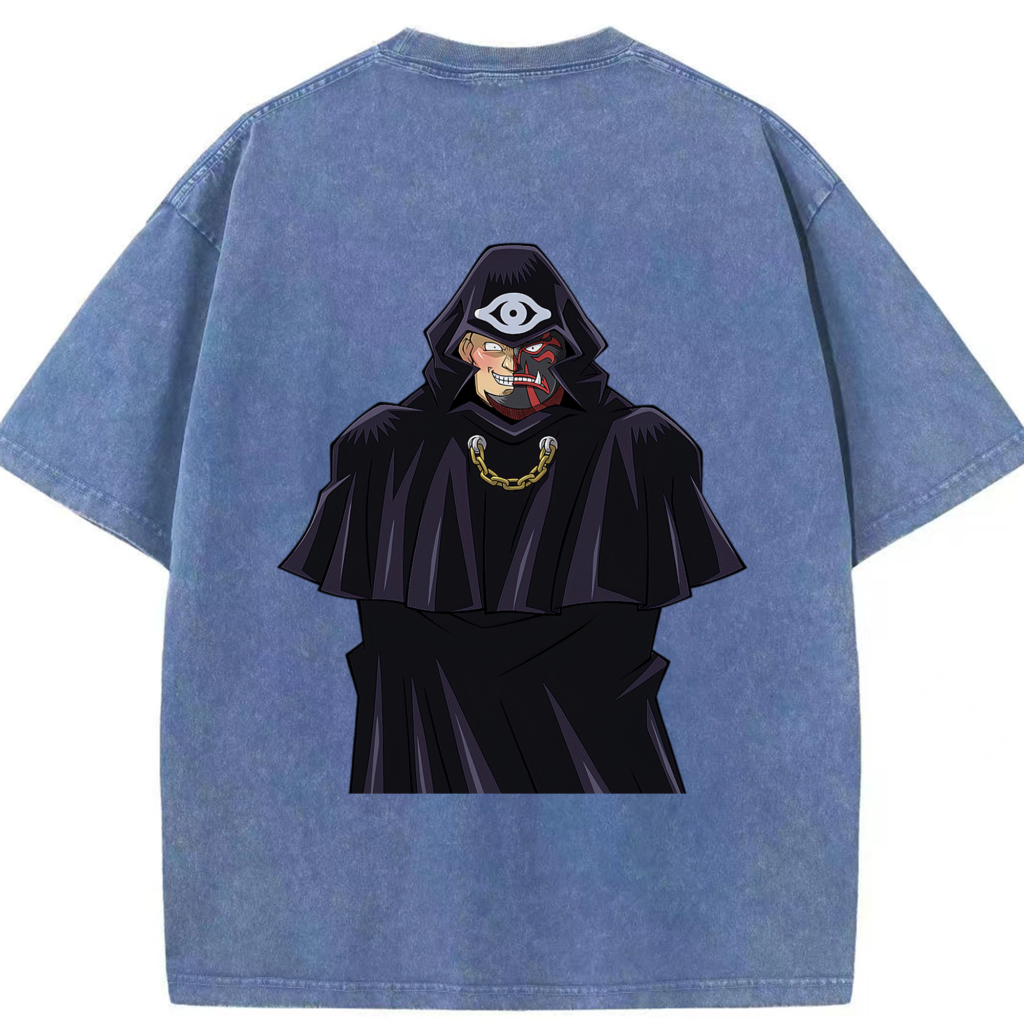 （画像用） 遊☆戯☆王 Yu-Gi-Oh! 綿100% ヴィンテージ風 半袖Tシャツ（背面プリント）