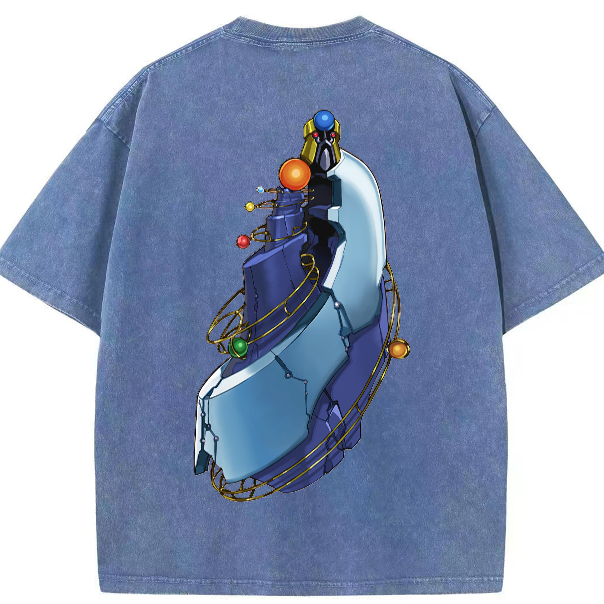 （画像用） 遊☆戯☆王 Yu-Gi-Oh! 綿100% ヴィンテージ風 半袖Tシャツ（背面プリント）