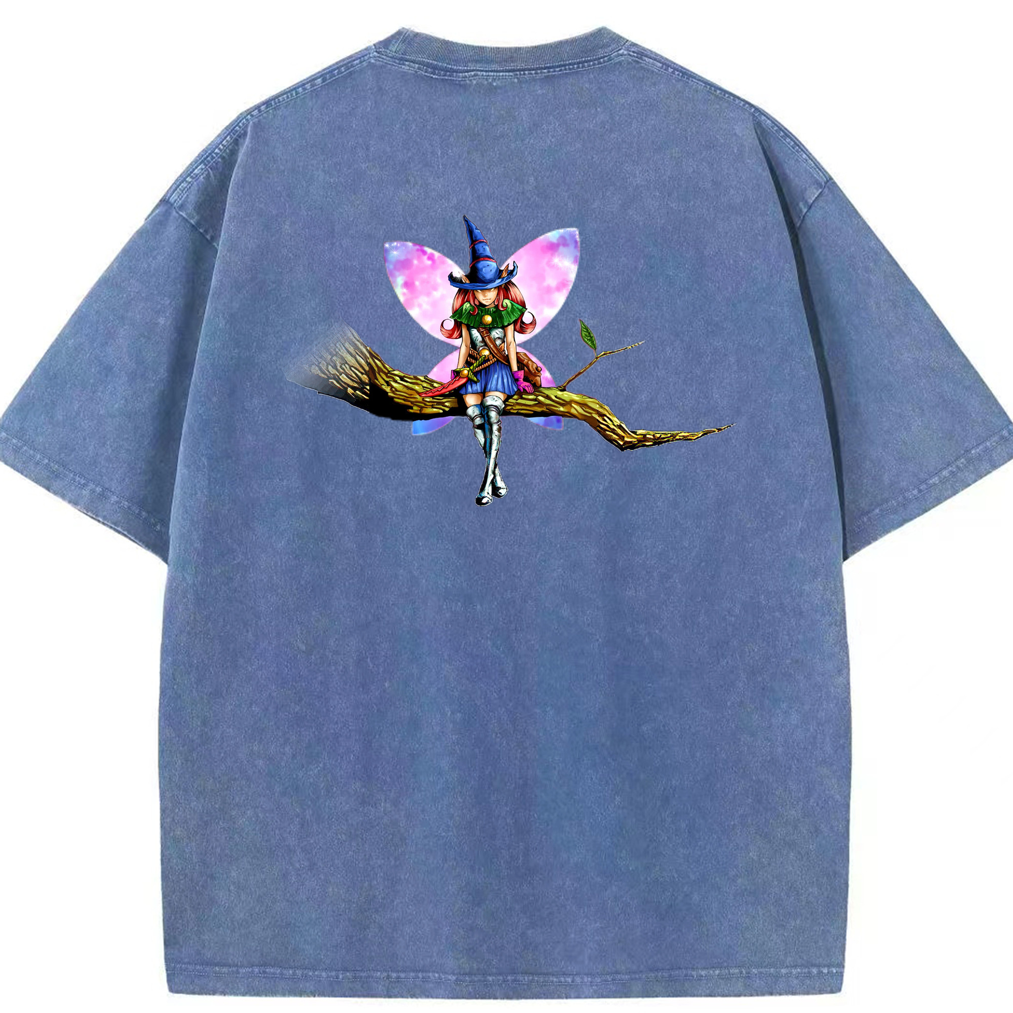 （画像用） 遊☆戯☆王 Yu-Gi-Oh! 綿100% ヴィンテージ風 半袖Tシャツ（背面プリント）