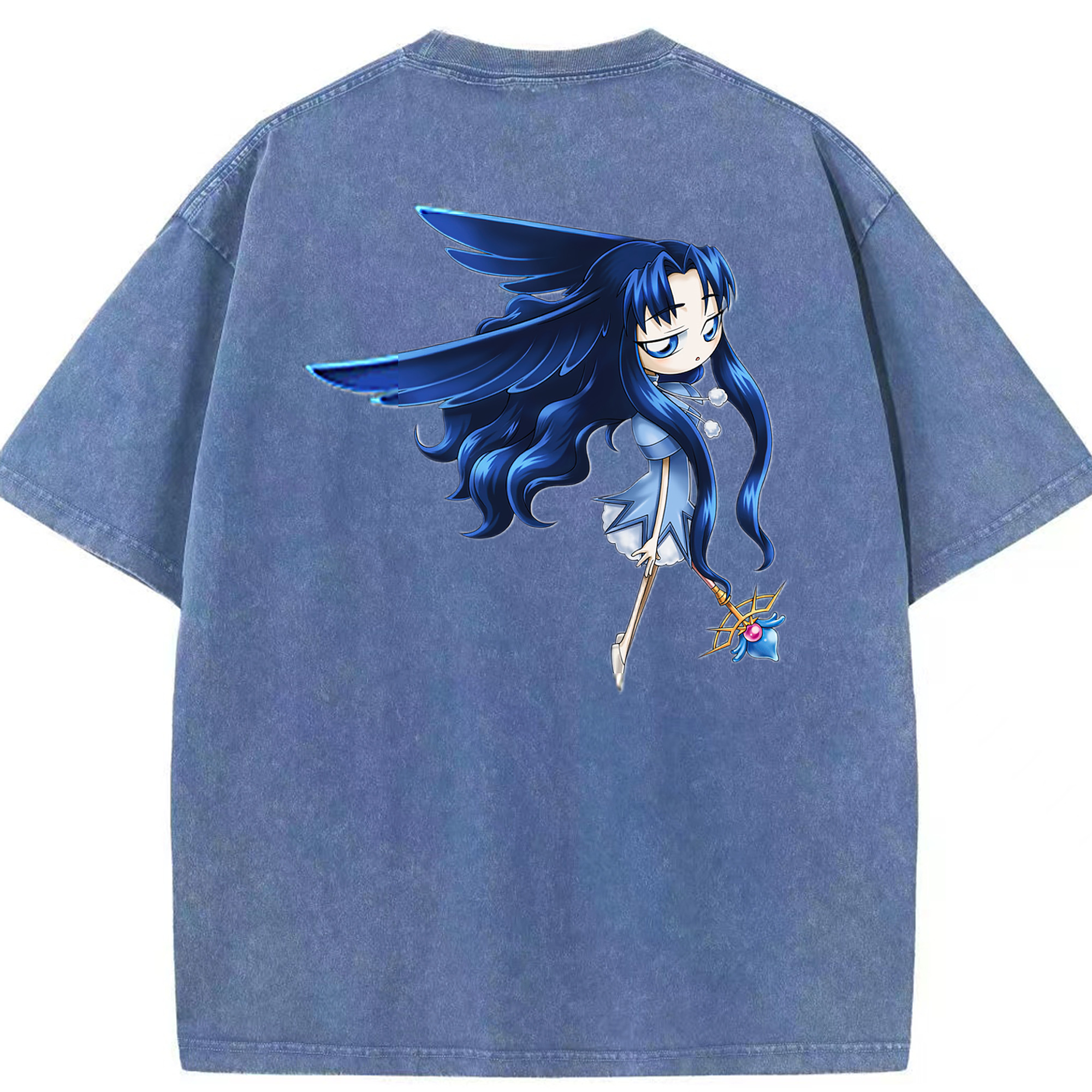 （画像用） 遊☆戯☆王 Yu-Gi-Oh! 綿100% ヴィンテージ風 半袖Tシャツ（背面プリント）