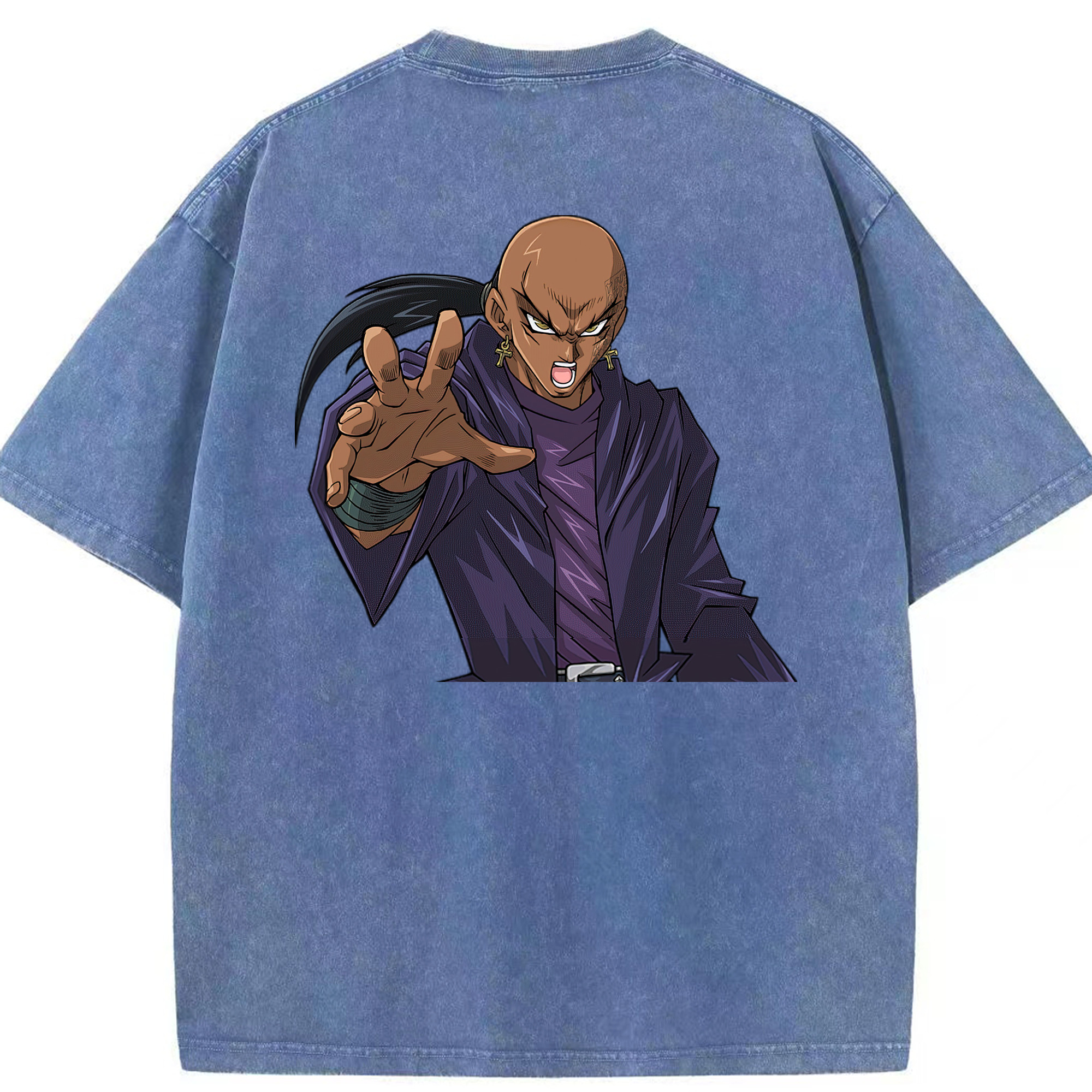 （画像用） 遊☆戯☆王 Yu-Gi-Oh! 綿100% ヴィンテージ風 半袖Tシャツ（背面プリント）
