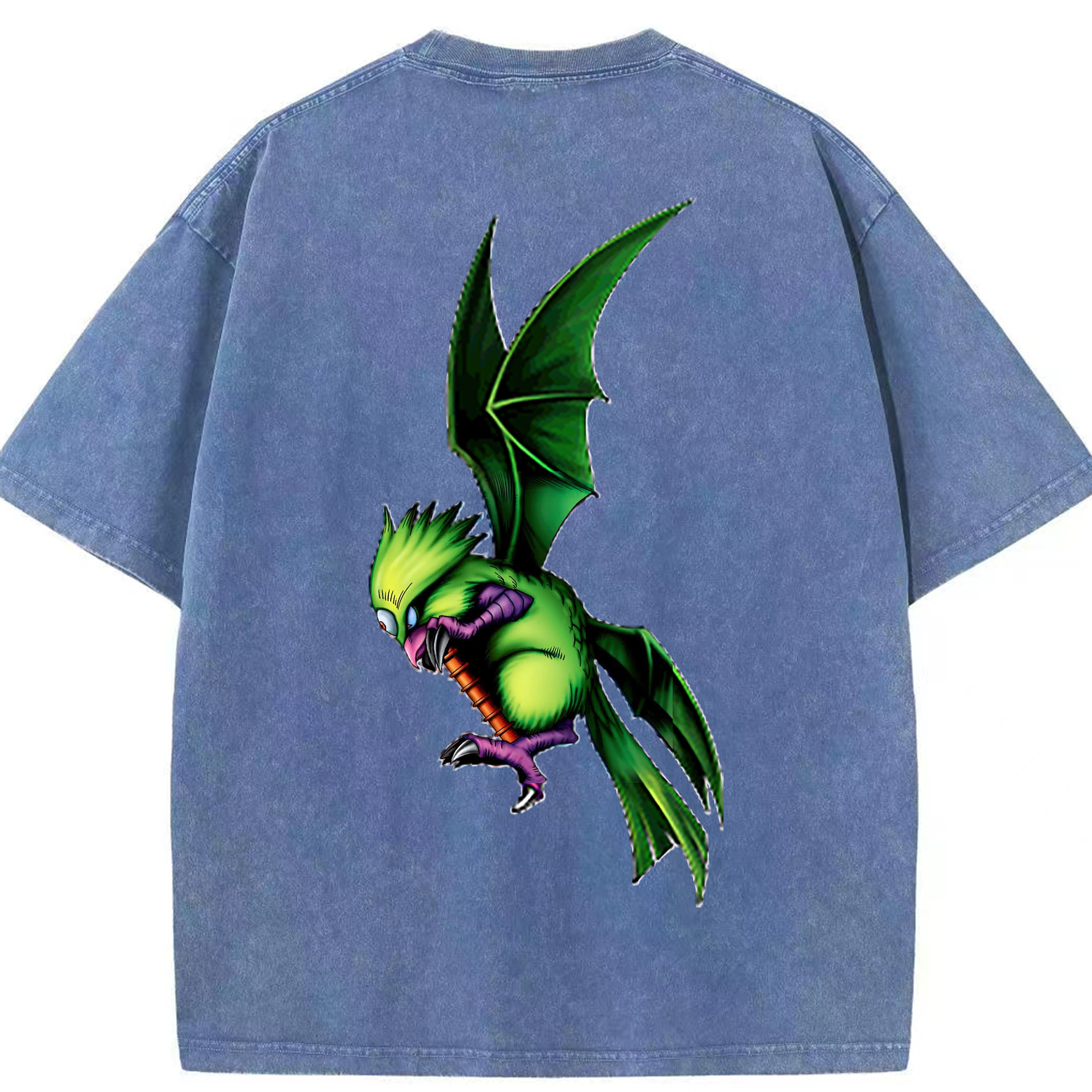 （画像用） 遊☆戯☆王 Yu-Gi-Oh! 綿100% ヴィンテージ風 半袖Tシャツ（背面プリント）