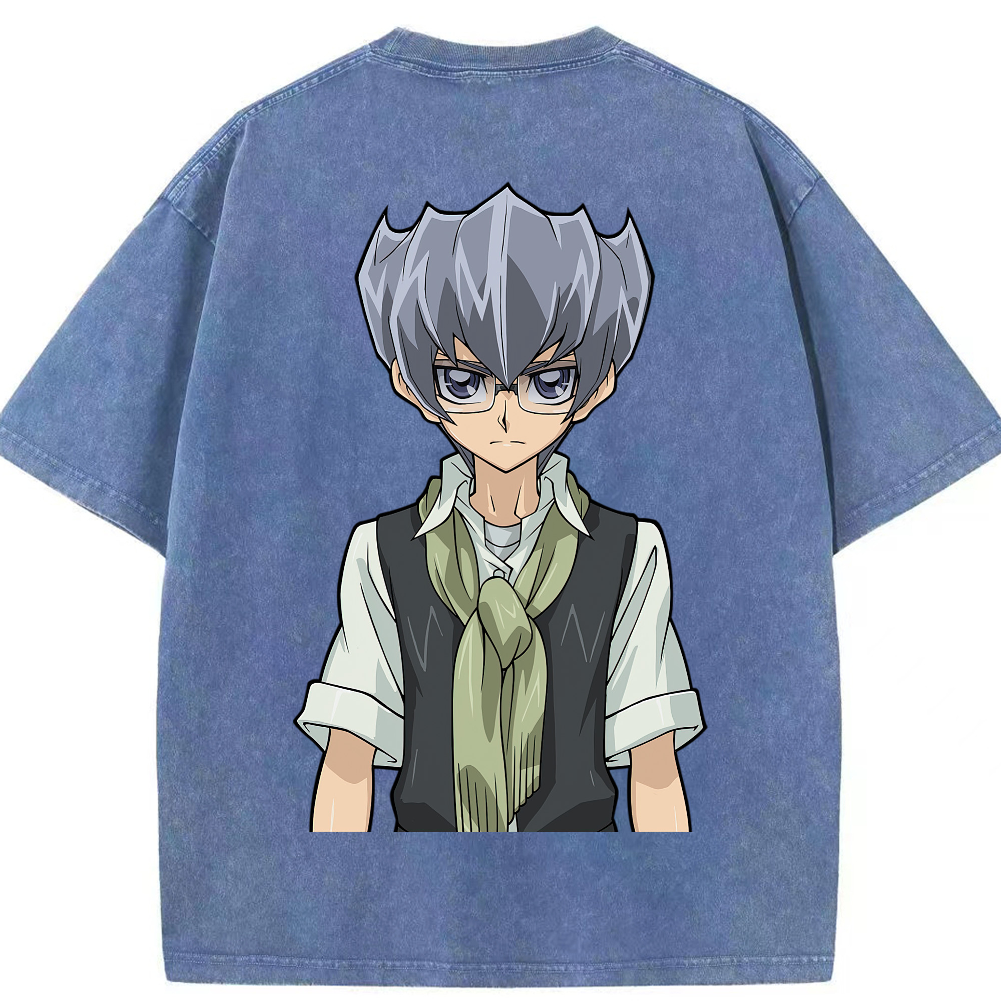 （画像用） 遊☆戯☆王 Yu-Gi-Oh! 綿100% ヴィンテージ風 半袖Tシャツ（背面プリント）