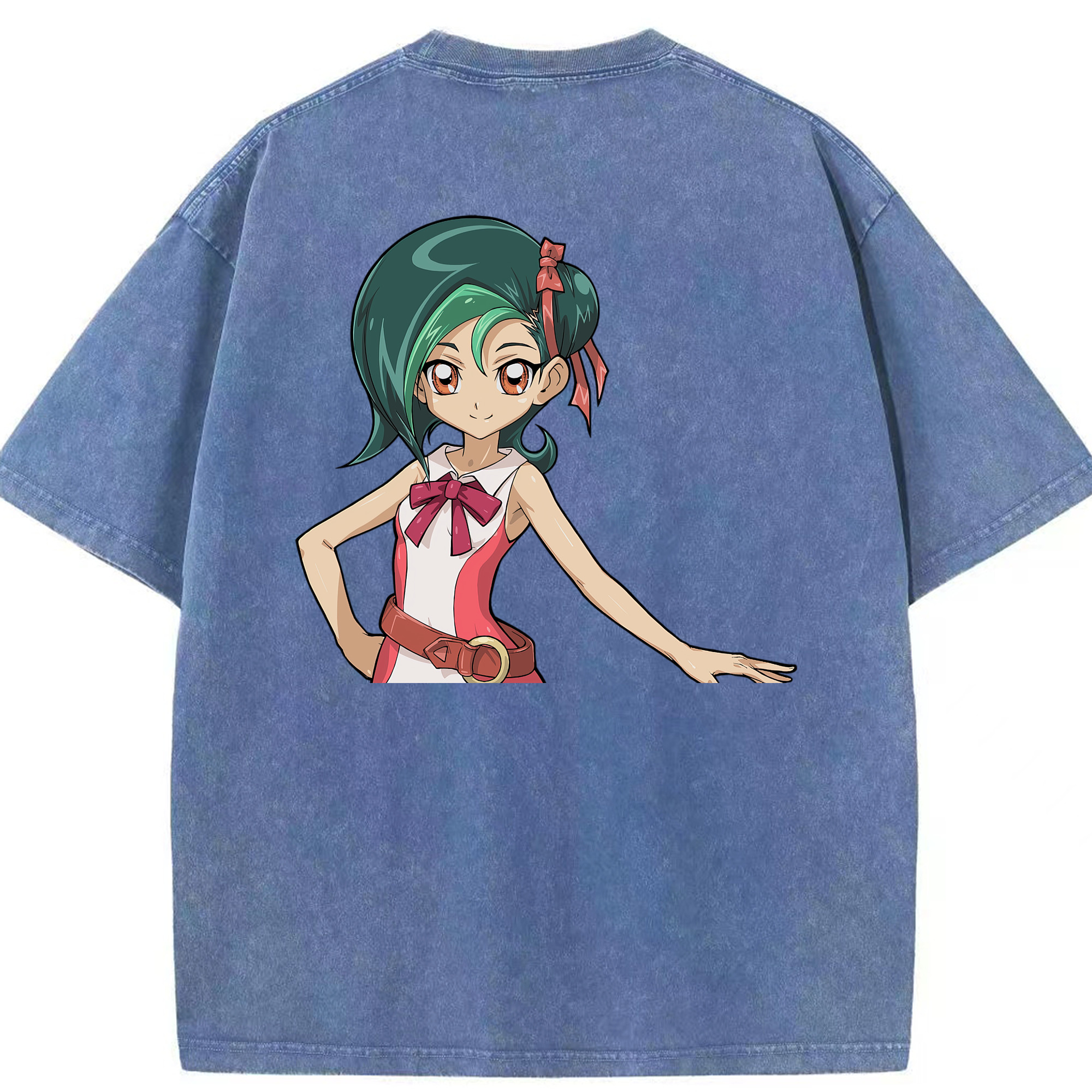 （画像用） 遊☆戯☆王 Yu-Gi-Oh! 綿100% ヴィンテージ風 半袖Tシャツ（背面プリント）