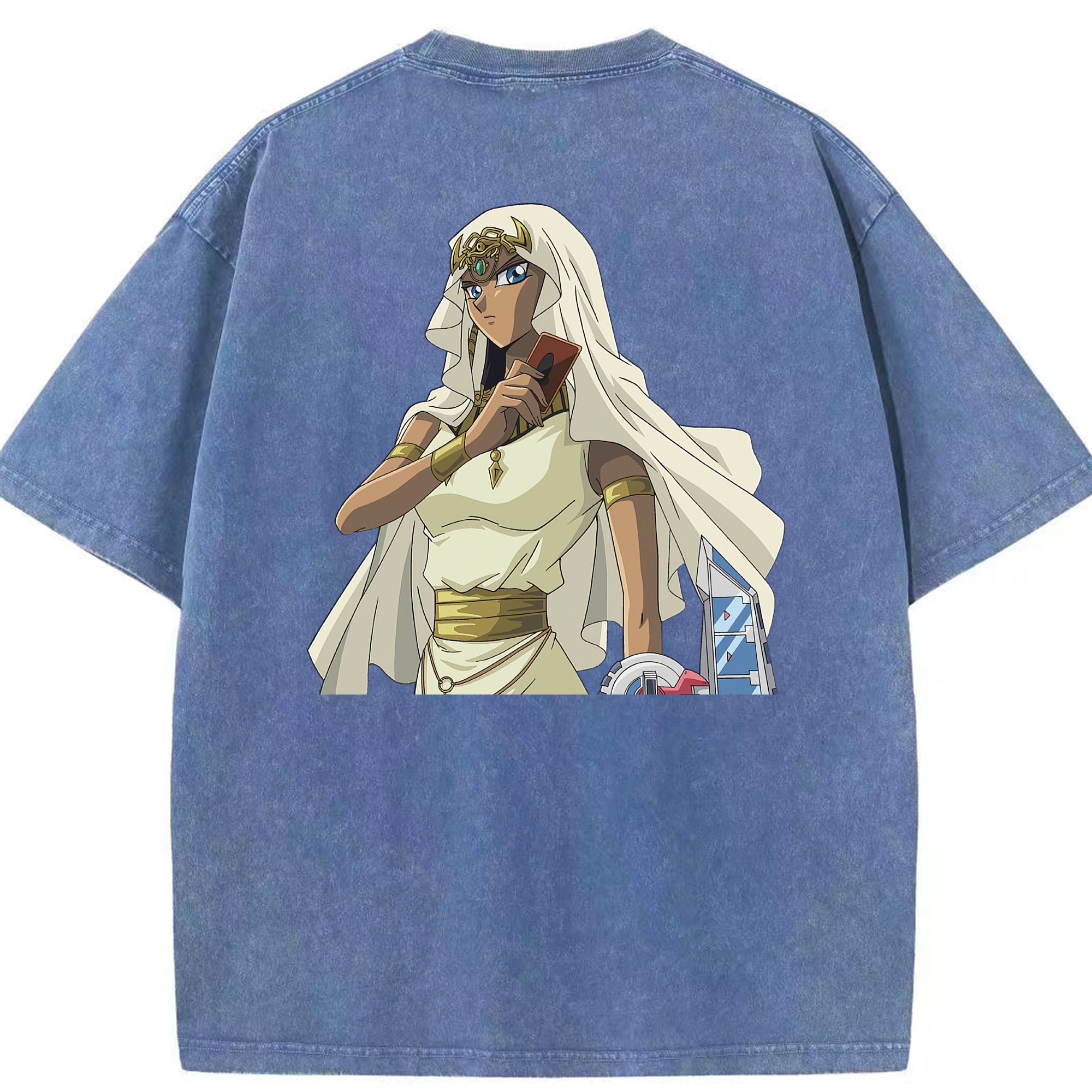 （画像用） 遊☆戯☆王 Yu-Gi-Oh! 綿100% ヴィンテージ風 半袖Tシャツ（背面プリント）