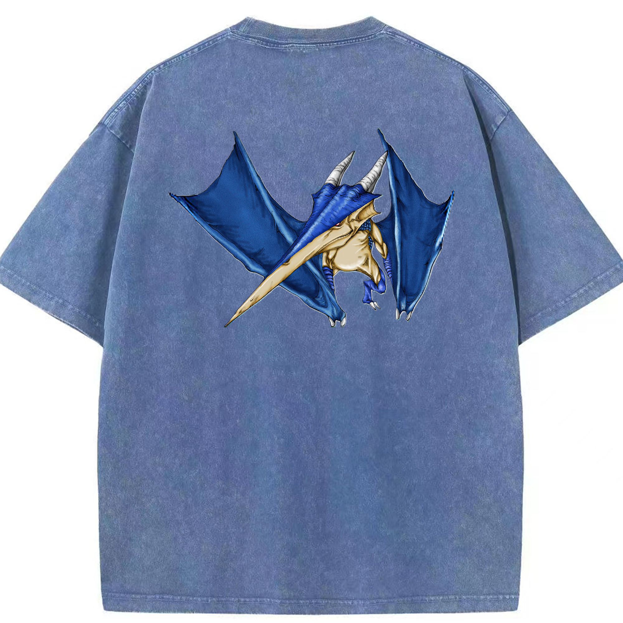 （画像用） 遊☆戯☆王 Yu-Gi-Oh! 綿100% ヴィンテージ風 半袖Tシャツ（背面プリント）