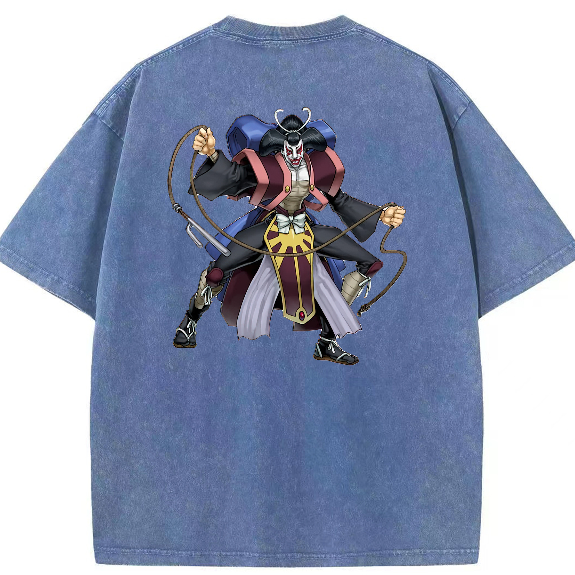 （画像用） 遊☆戯☆王 Yu-Gi-Oh! 綿100% ヴィンテージ風 半袖Tシャツ（背面プリント）