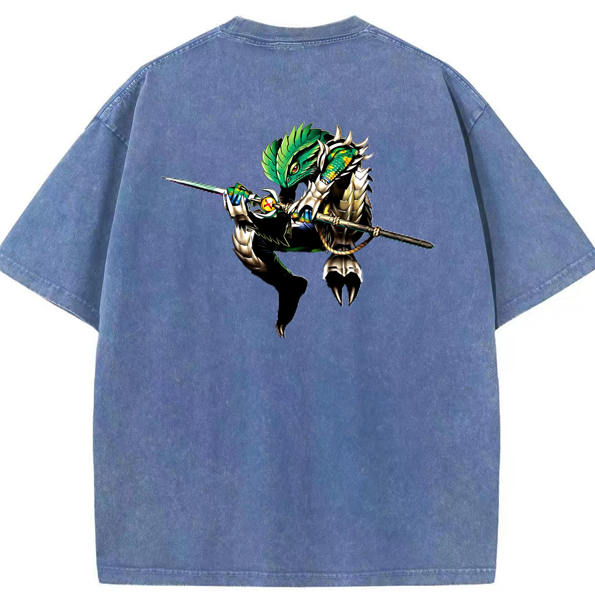 （画像用） 遊☆戯☆王 Yu-Gi-Oh! 綿100% ヴィンテージ風 半袖Tシャツ（背面プリント）