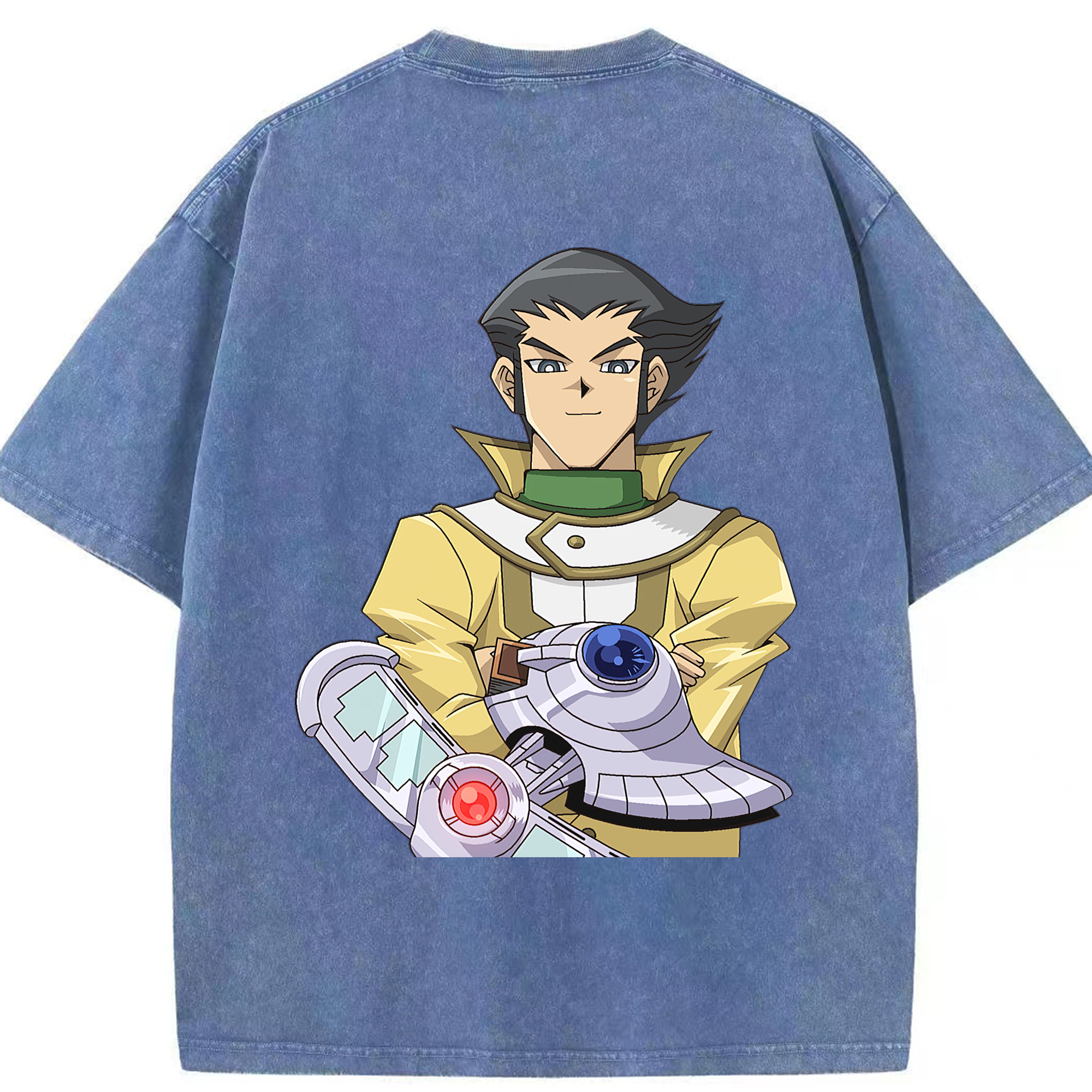 （画像用） 遊☆戯☆王 Yu-Gi-Oh! 綿100% ヴィンテージ風 半袖Tシャツ（背面プリント）