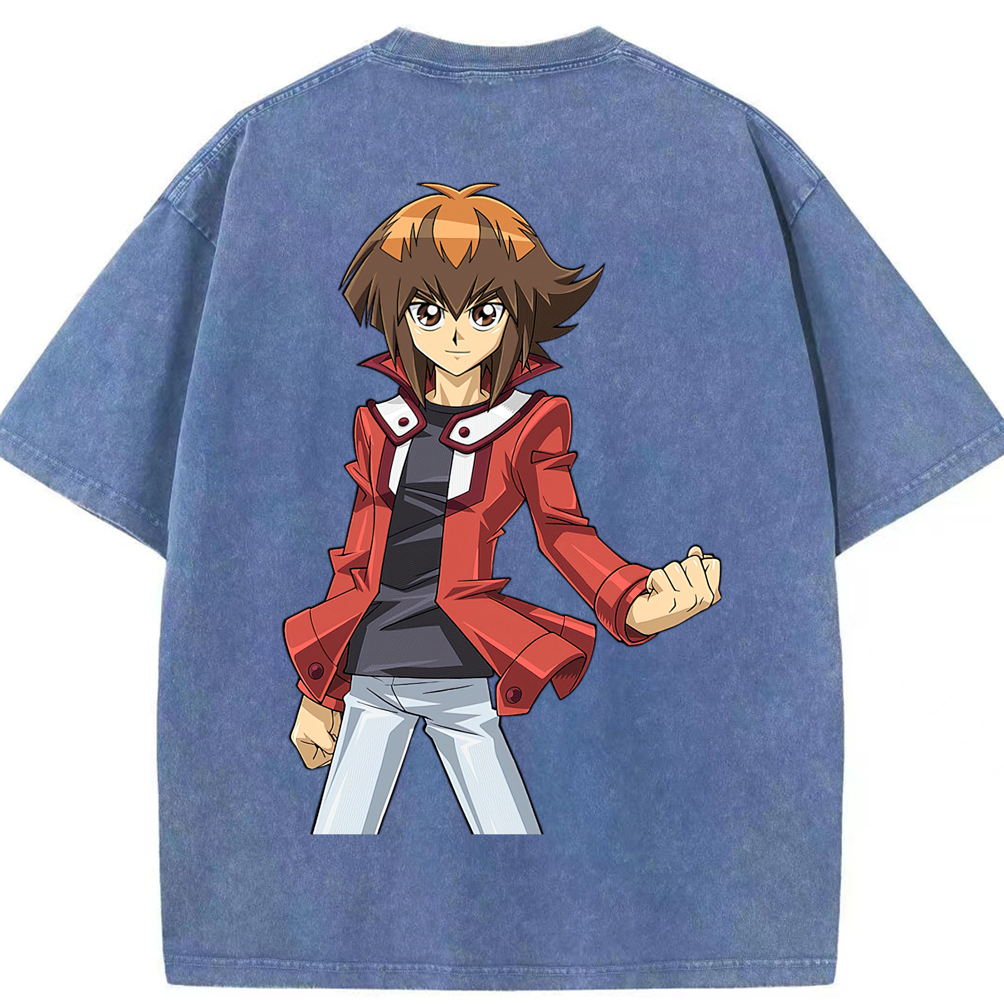 （画像用） 遊☆戯☆王 Yu-Gi-Oh! 綿100% ヴィンテージ風 半袖Tシャツ（背面プリント）