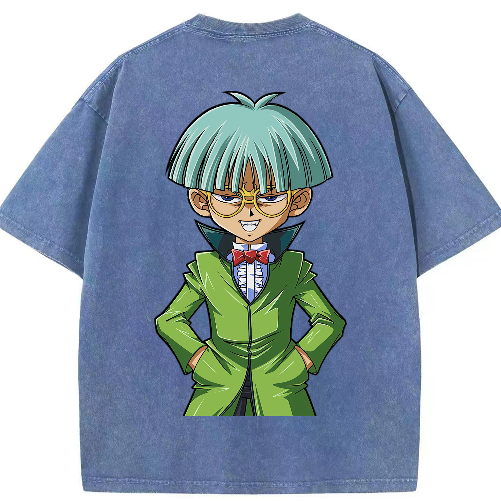 （画像用） 遊☆戯☆王 Yu-Gi-Oh! 綿100% ヴィンテージ風 半袖Tシャツ（背面プリント）