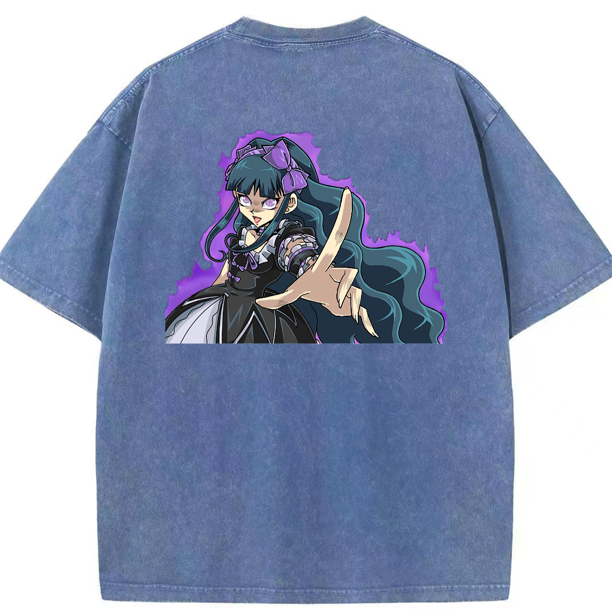 （画像用） 遊☆戯☆王 Yu-Gi-Oh! 綿100% ヴィンテージ風 半袖Tシャツ（背面プリント）