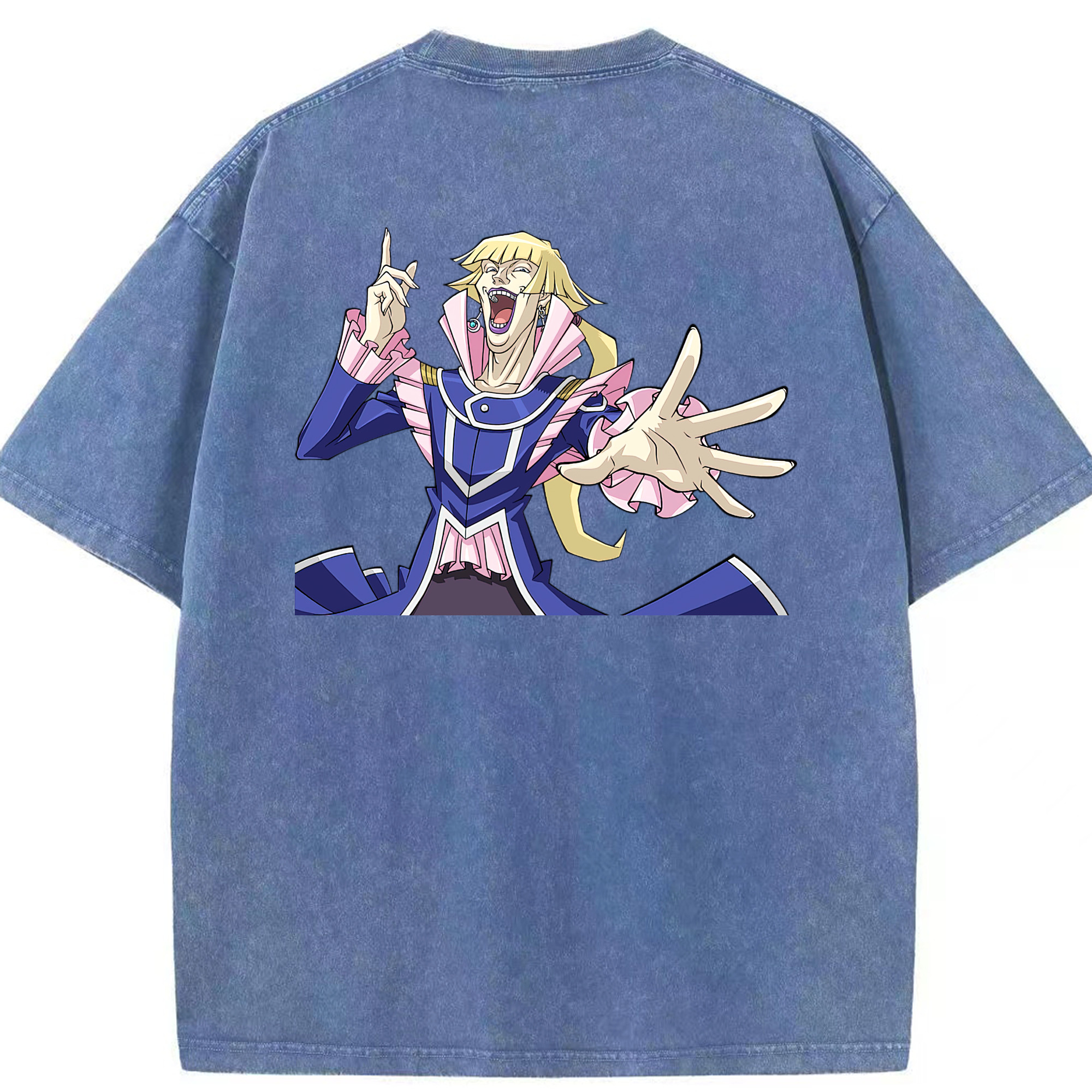 （画像用） 遊☆戯☆王 Yu-Gi-Oh! 綿100% ヴィンテージ風 半袖Tシャツ（背面プリント）