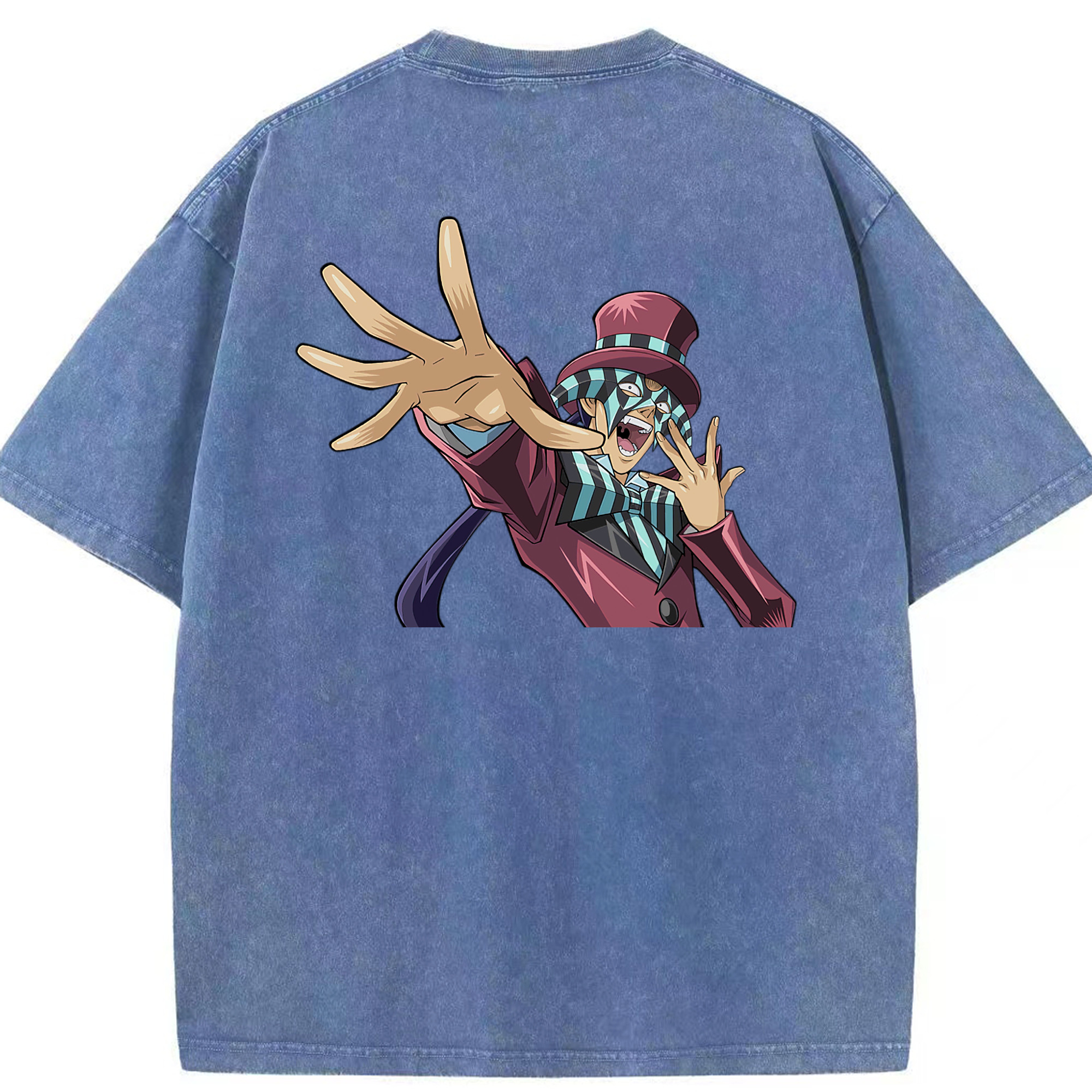 （画像用） 遊☆戯☆王 Yu-Gi-Oh! 綿100% ヴィンテージ風 半袖Tシャツ（背面プリント）