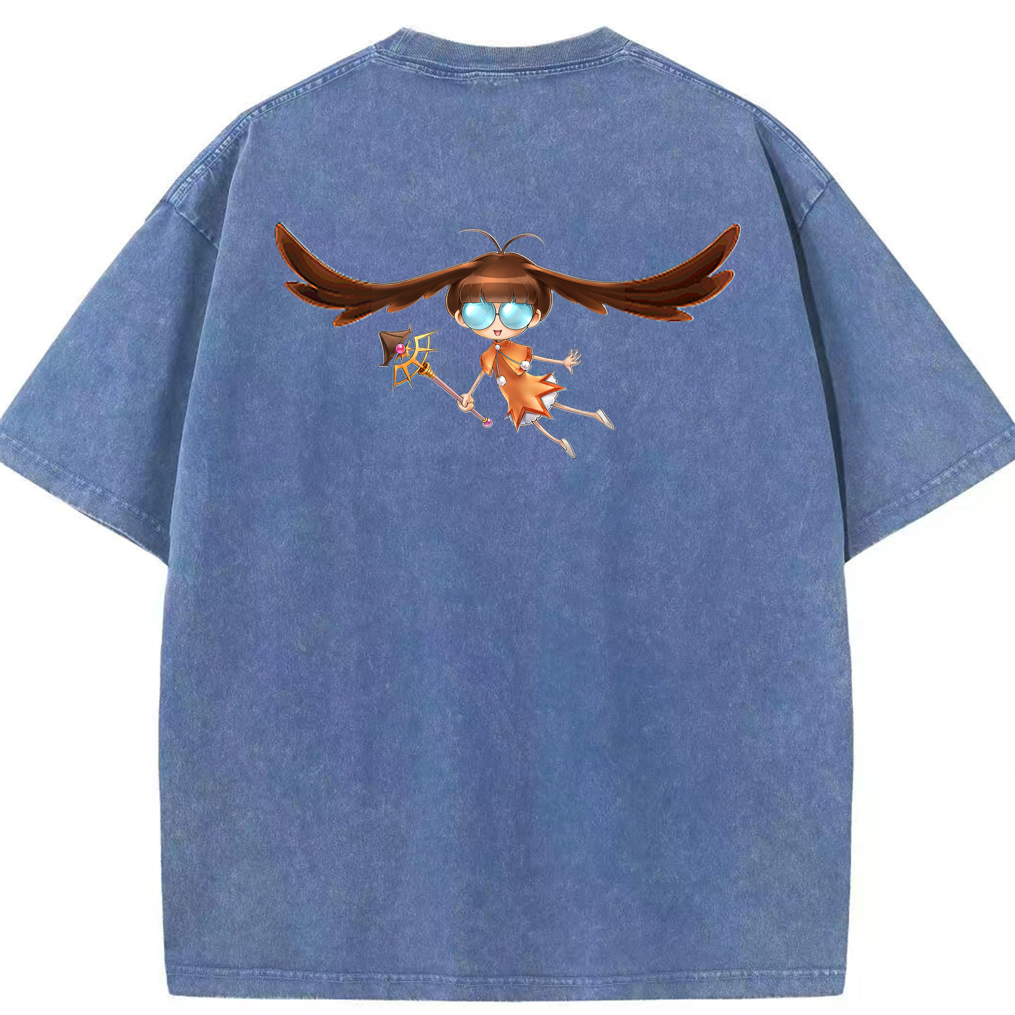 （画像用） 遊☆戯☆王 Yu-Gi-Oh! 綿100% ヴィンテージ風 半袖Tシャツ（背面プリント）