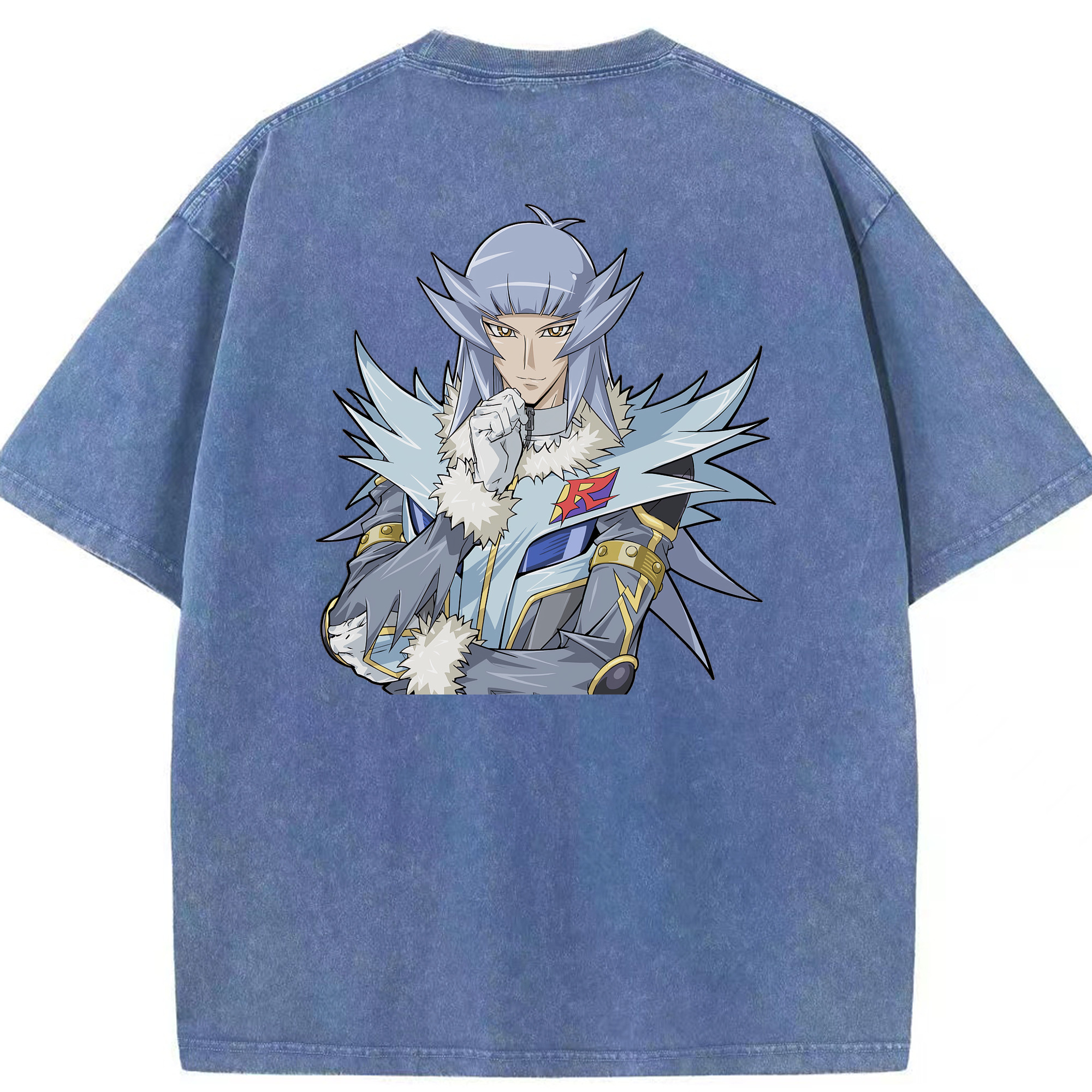 （画像用） 遊☆戯☆王 Yu-Gi-Oh! 綿100% ヴィンテージ風 半袖Tシャツ（背面プリント）