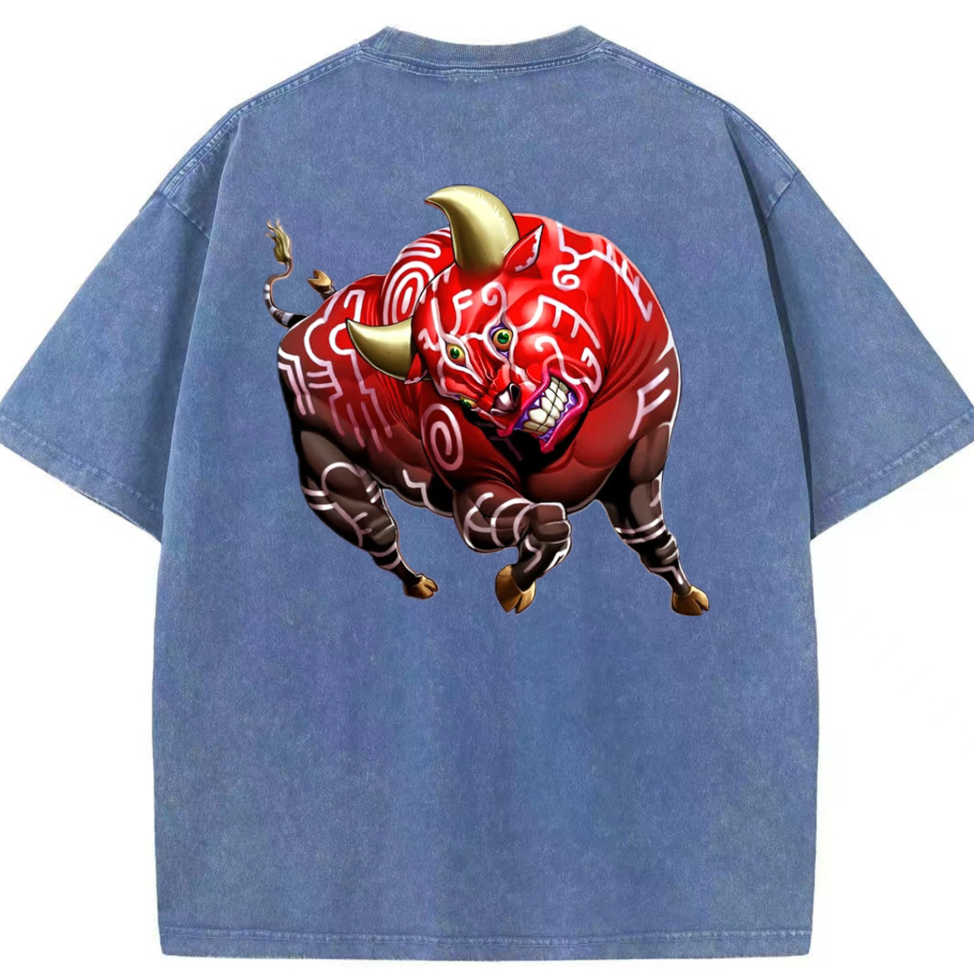 （画像用） 遊☆戯☆王 Yu-Gi-Oh! 綿100% ヴィンテージ風 半袖Tシャツ（背面プリント）