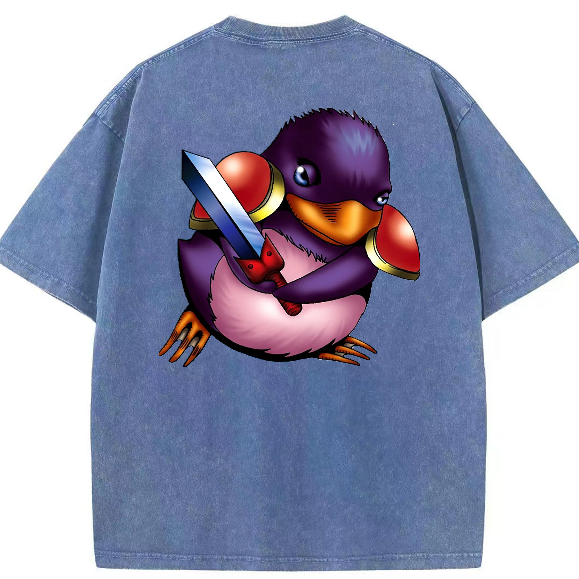 （画像用） 遊☆戯☆王 Yu-Gi-Oh! 綿100% ヴィンテージ風 半袖Tシャツ（背面プリント）