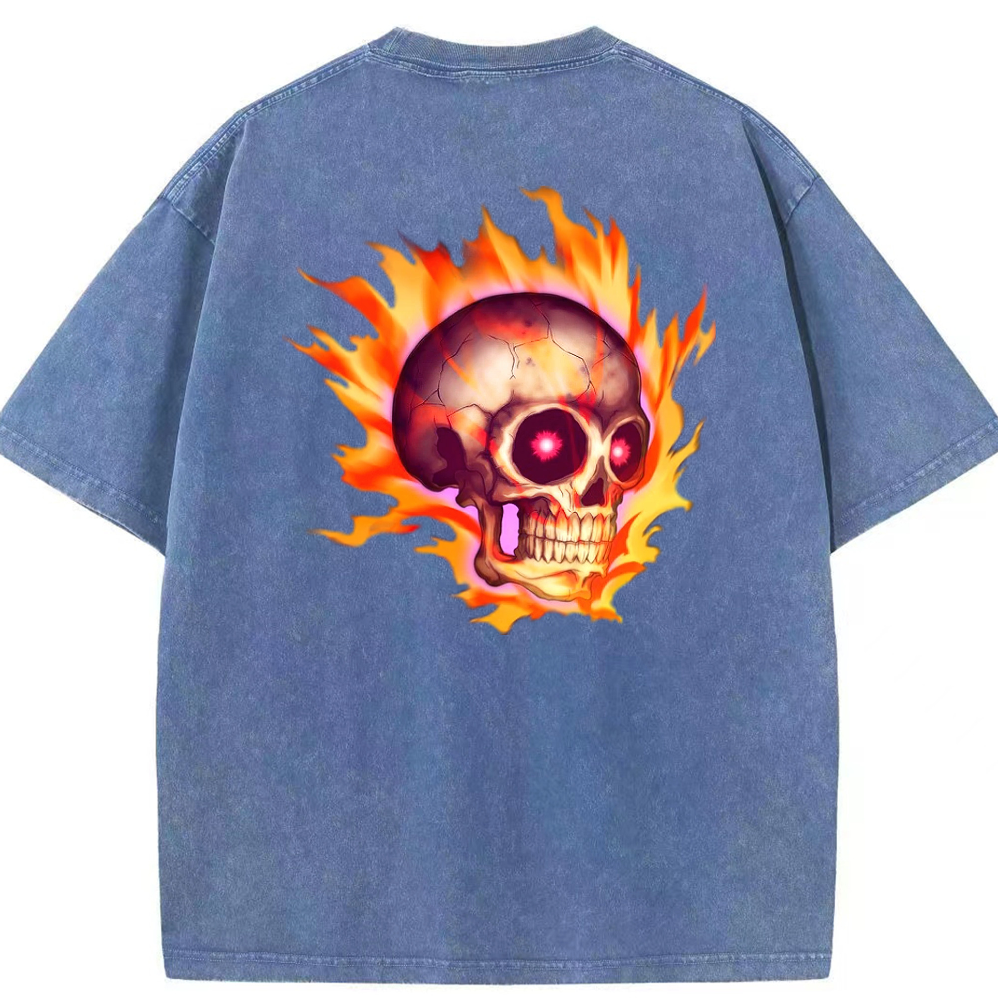 （画像用） 遊☆戯☆王 Yu-Gi-Oh! 綿100% ヴィンテージ風 半袖Tシャツ（背面プリント）