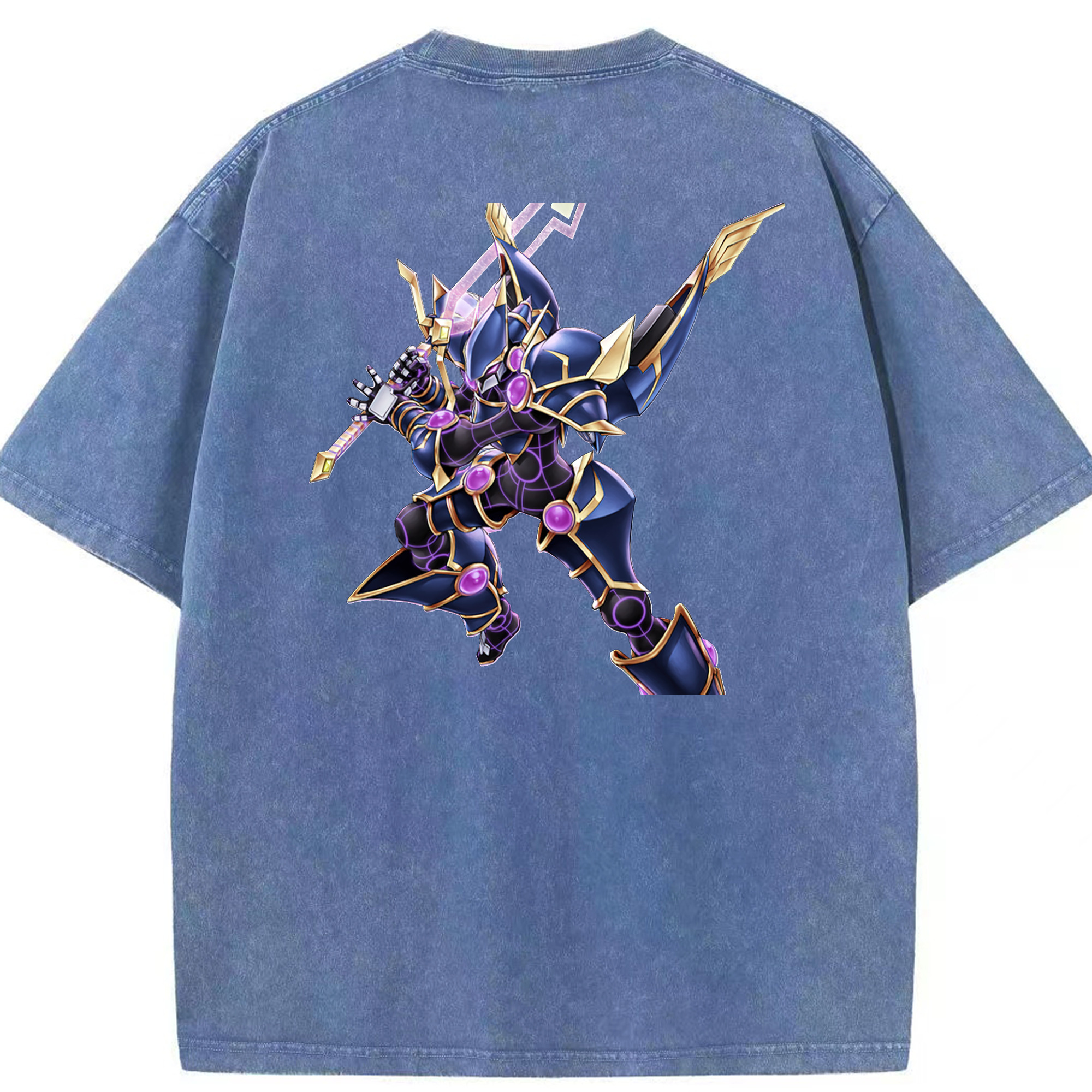 （画像用） 遊☆戯☆王 Yu-Gi-Oh! 綿100% ヴィンテージ風 半袖Tシャツ（背面プリント）