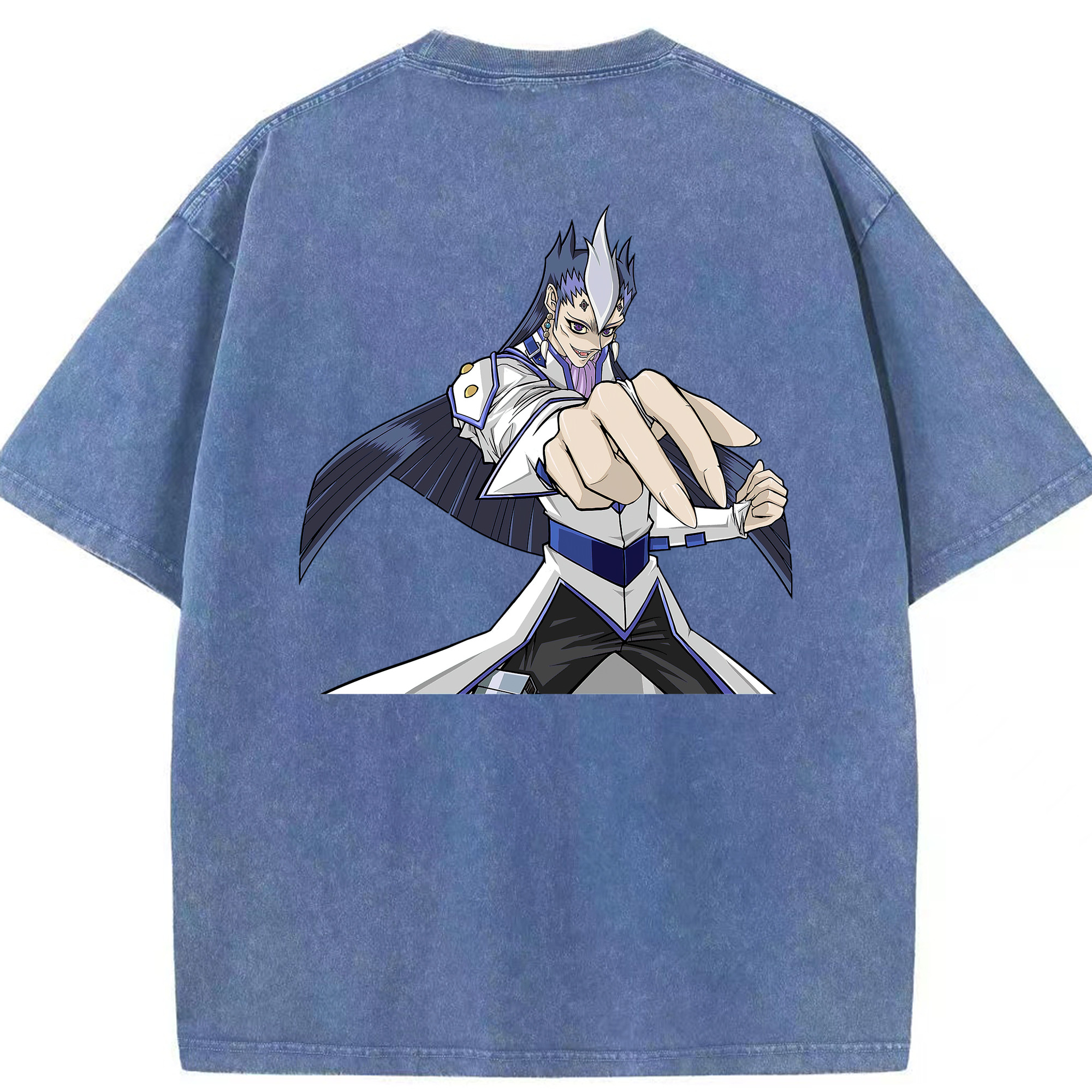（画像用） 遊☆戯☆王 Yu-Gi-Oh! 綿100% ヴィンテージ風 半袖Tシャツ（背面プリント）