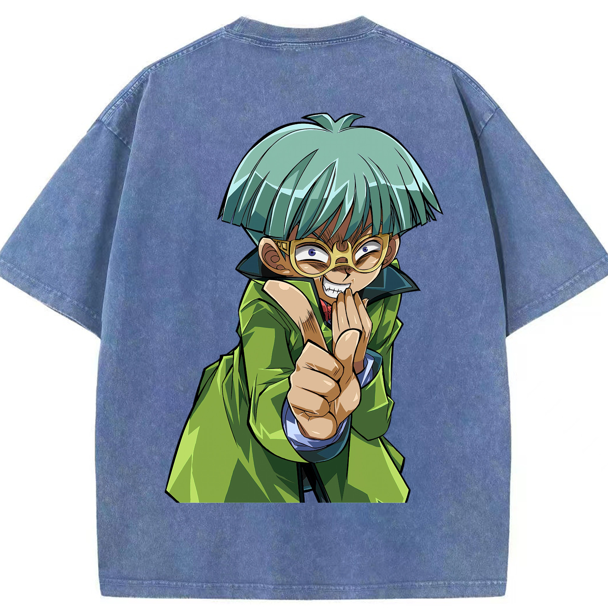（画像用） 遊☆戯☆王 Yu-Gi-Oh! 綿100% ヴィンテージ風 半袖Tシャツ（背面プリント）