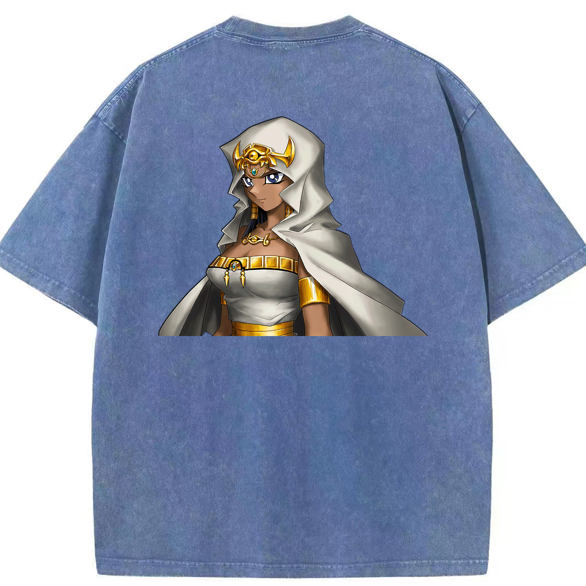 （画像用） 遊☆戯☆王 Yu-Gi-Oh! 綿100% ヴィンテージ風 半袖Tシャツ（背面プリント）