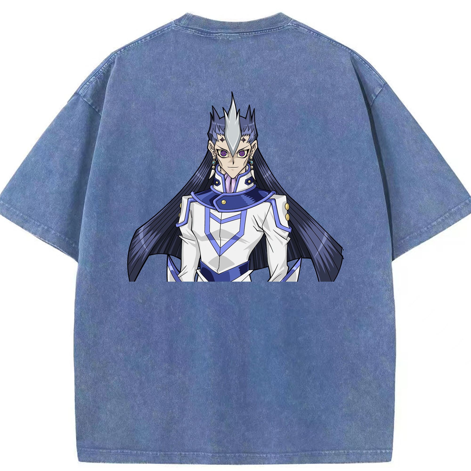 （画像用） 遊☆戯☆王 Yu-Gi-Oh! 綿100% ヴィンテージ風 半袖Tシャツ（背面プリント）