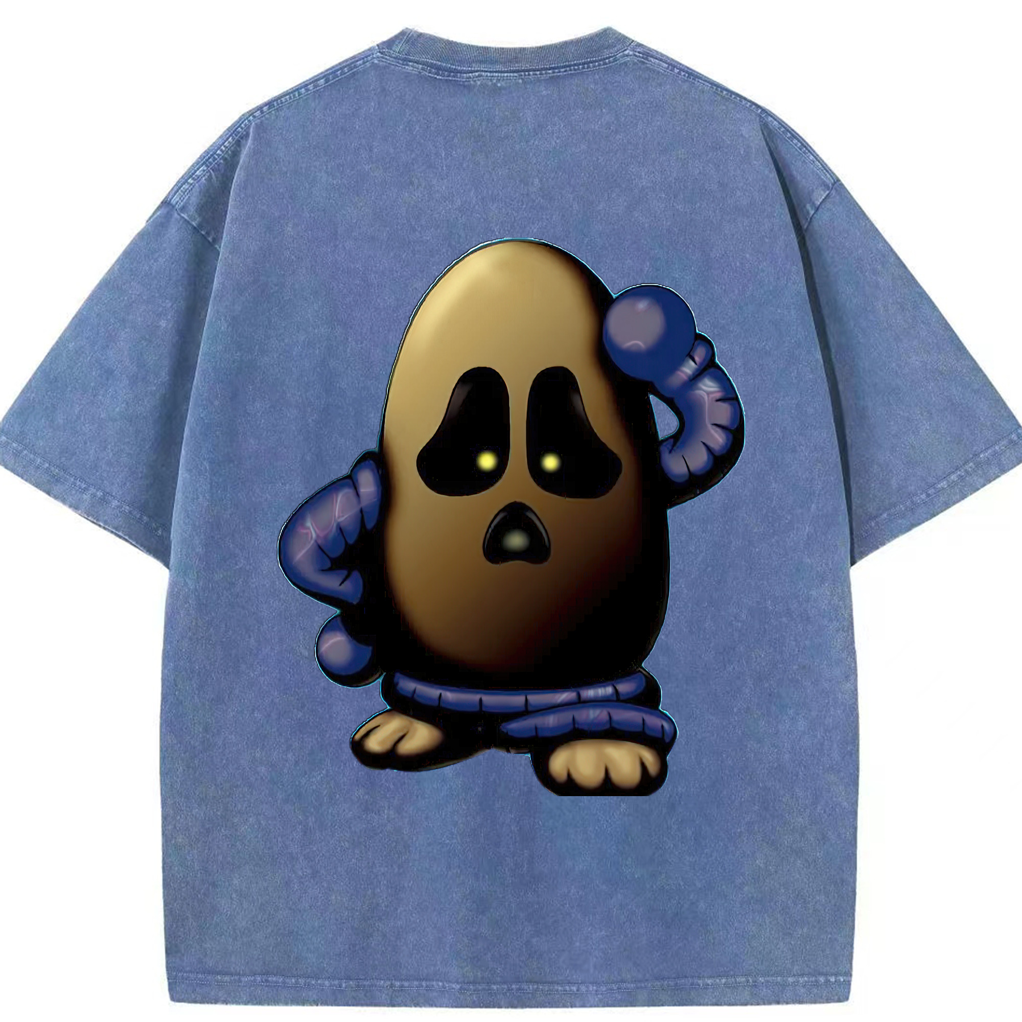 （画像用） 遊☆戯☆王 Yu-Gi-Oh! 綿100% ヴィンテージ風 半袖Tシャツ（背面プリント）