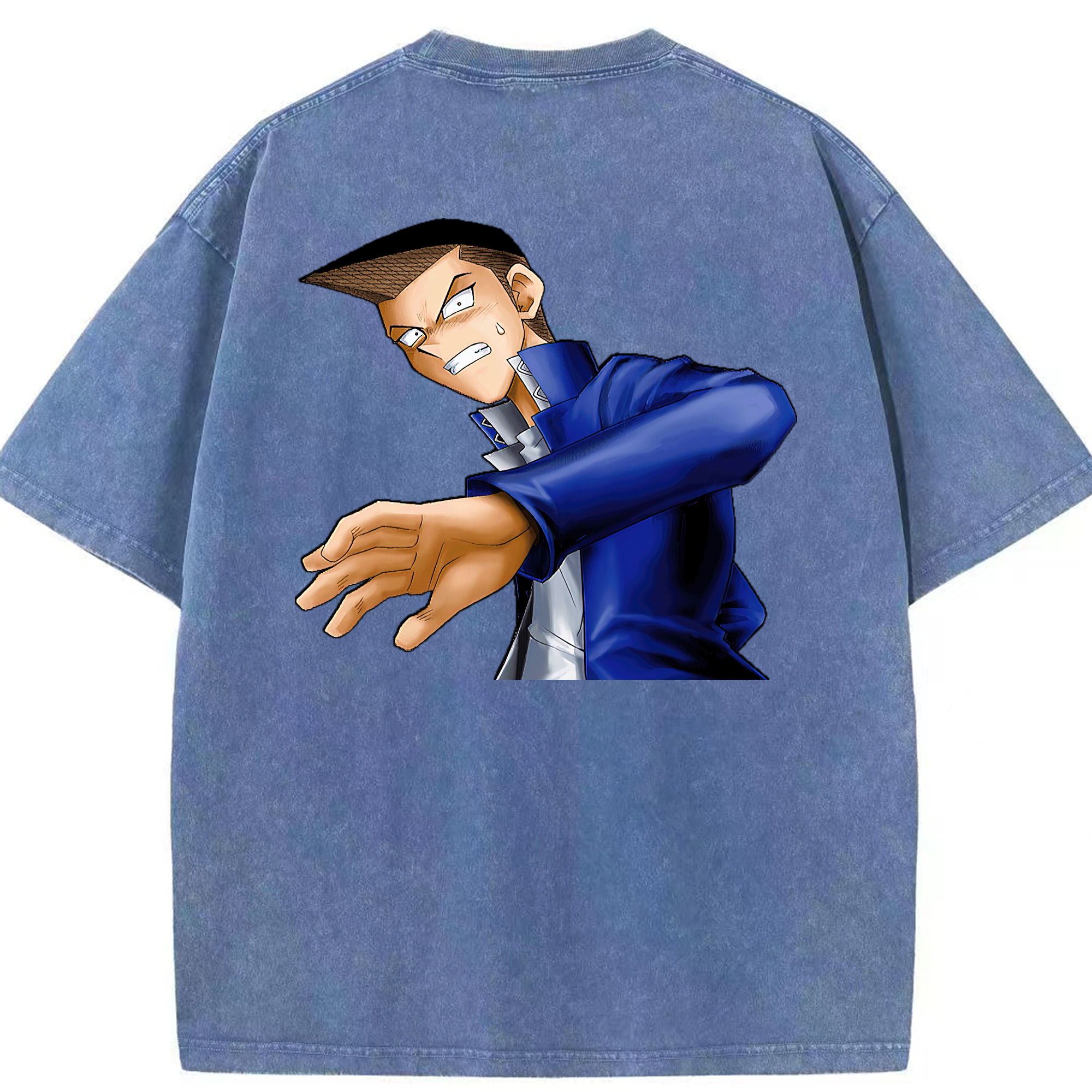 （画像用） 遊☆戯☆王 Yu-Gi-Oh! 綿100% ヴィンテージ風 半袖Tシャツ（背面プリント）