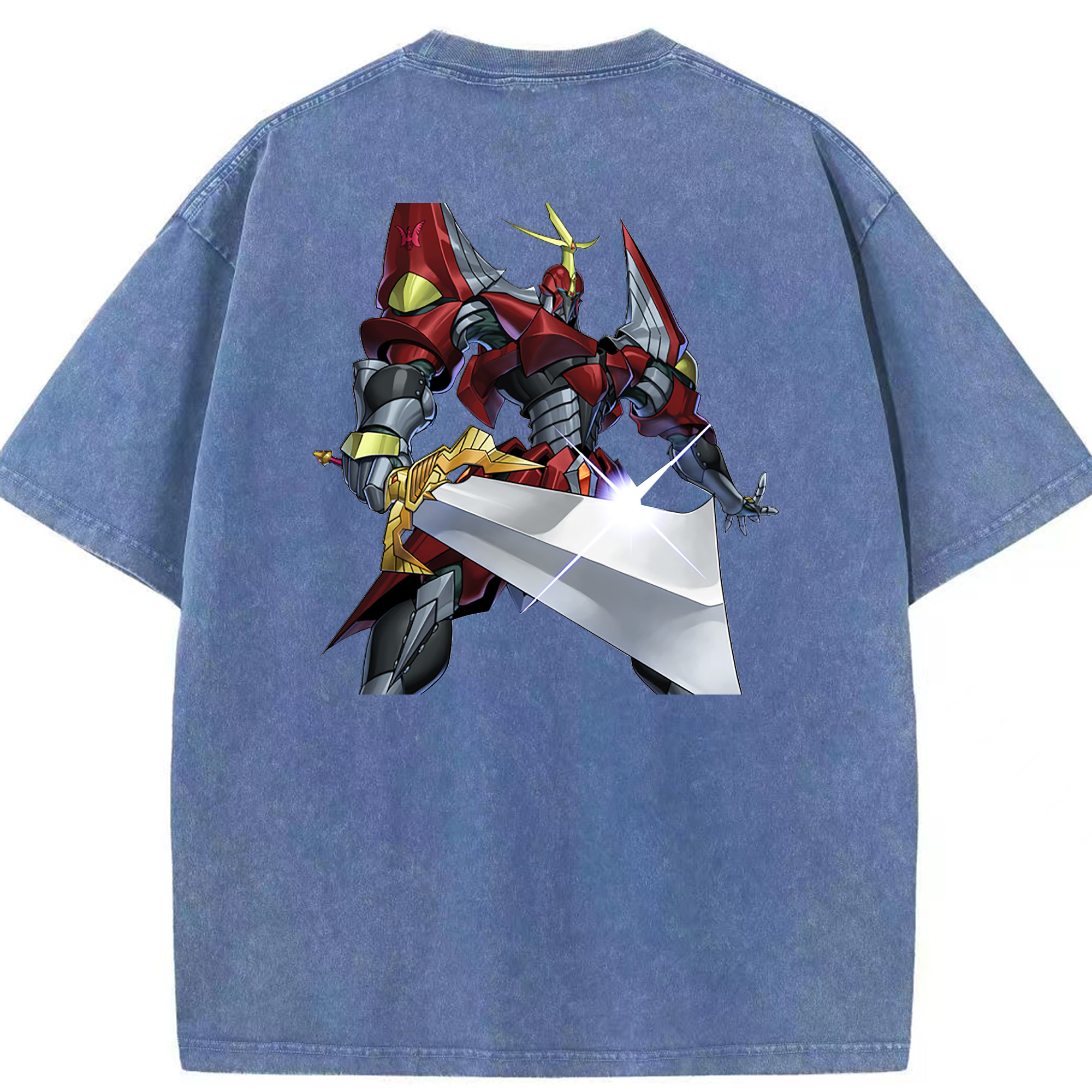 （画像用） 遊☆戯☆王 Yu-Gi-Oh! 綿100% ヴィンテージ風 半袖Tシャツ（背面プリント）