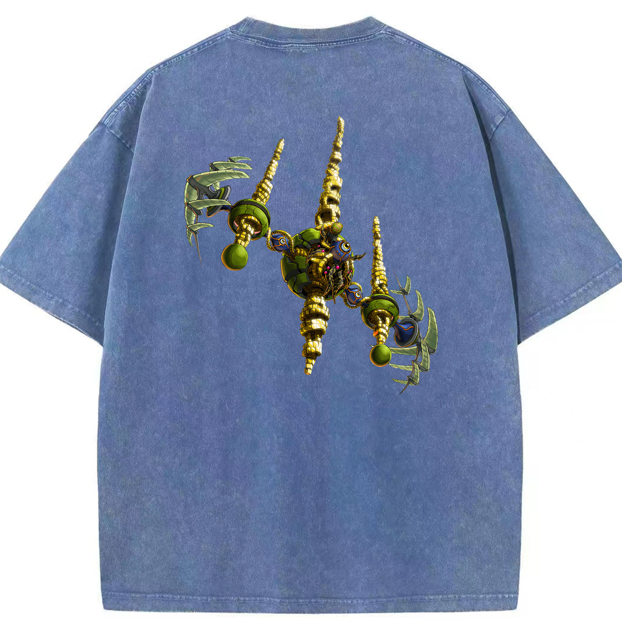 （画像用） 遊☆戯☆王 Yu-Gi-Oh! 綿100% ヴィンテージ風 半袖Tシャツ（背面プリント）