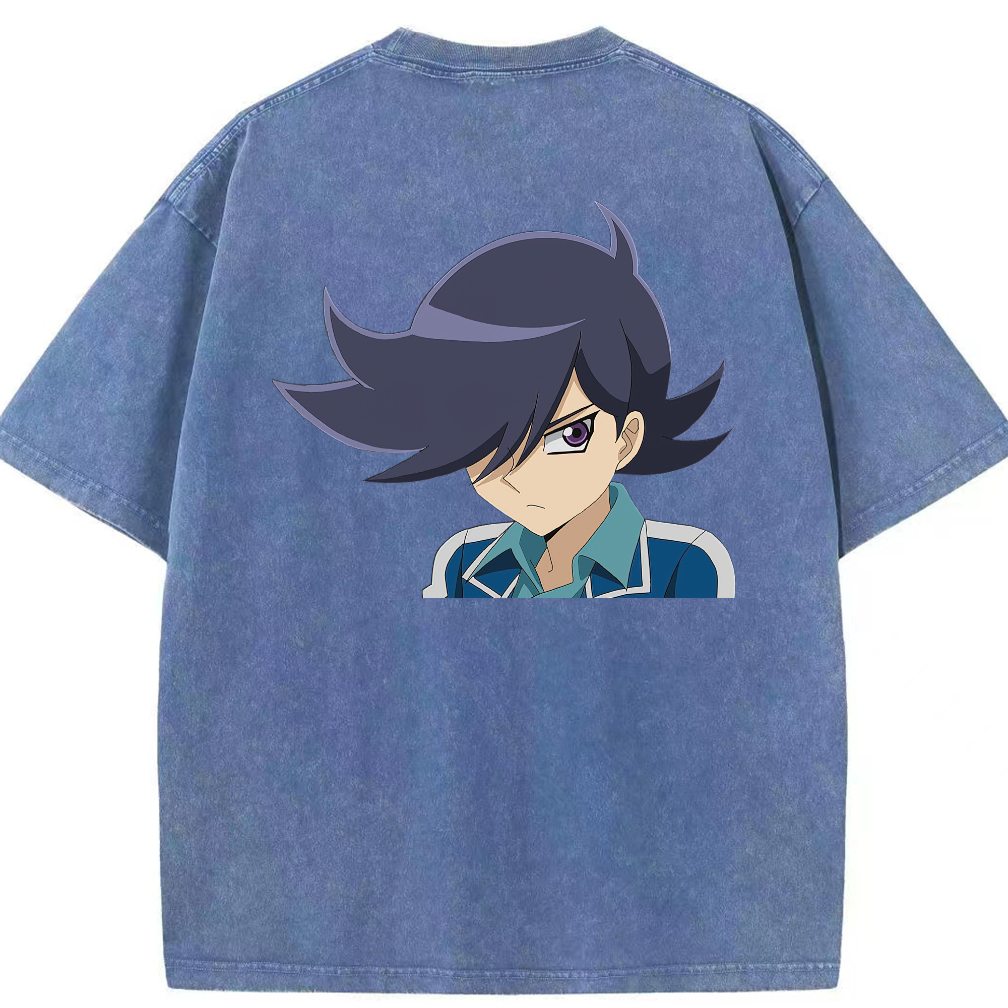 （画像用） 遊☆戯☆王 Yu-Gi-Oh! 綿100% ヴィンテージ風 半袖Tシャツ（背面プリント）