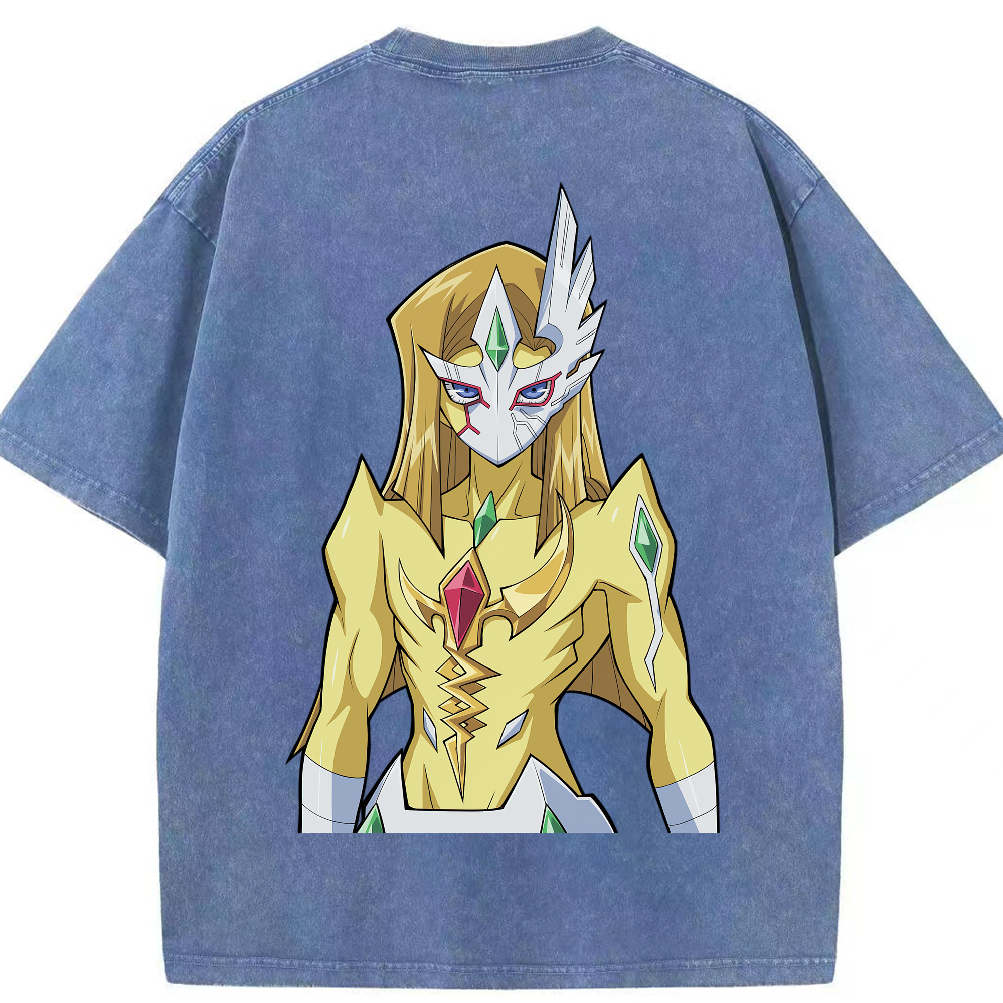 （画像用） 遊☆戯☆王 Yu-Gi-Oh! 綿100% ヴィンテージ風 半袖Tシャツ（背面プリント）