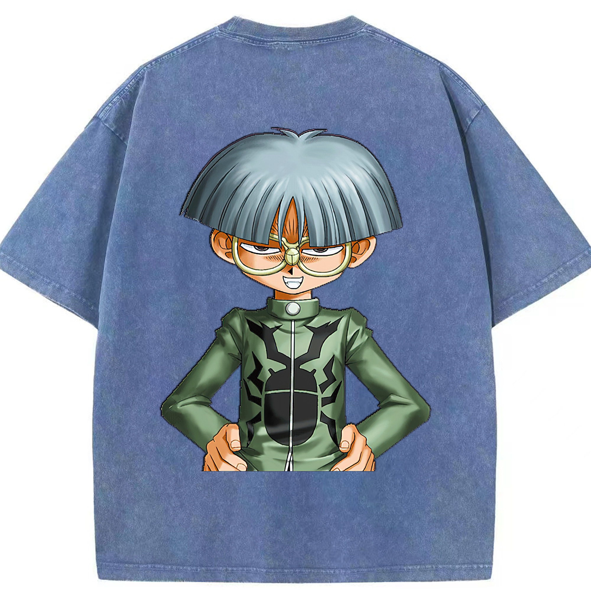 （画像用） 遊☆戯☆王 Yu-Gi-Oh! 綿100% ヴィンテージ風 半袖Tシャツ（背面プリント）
