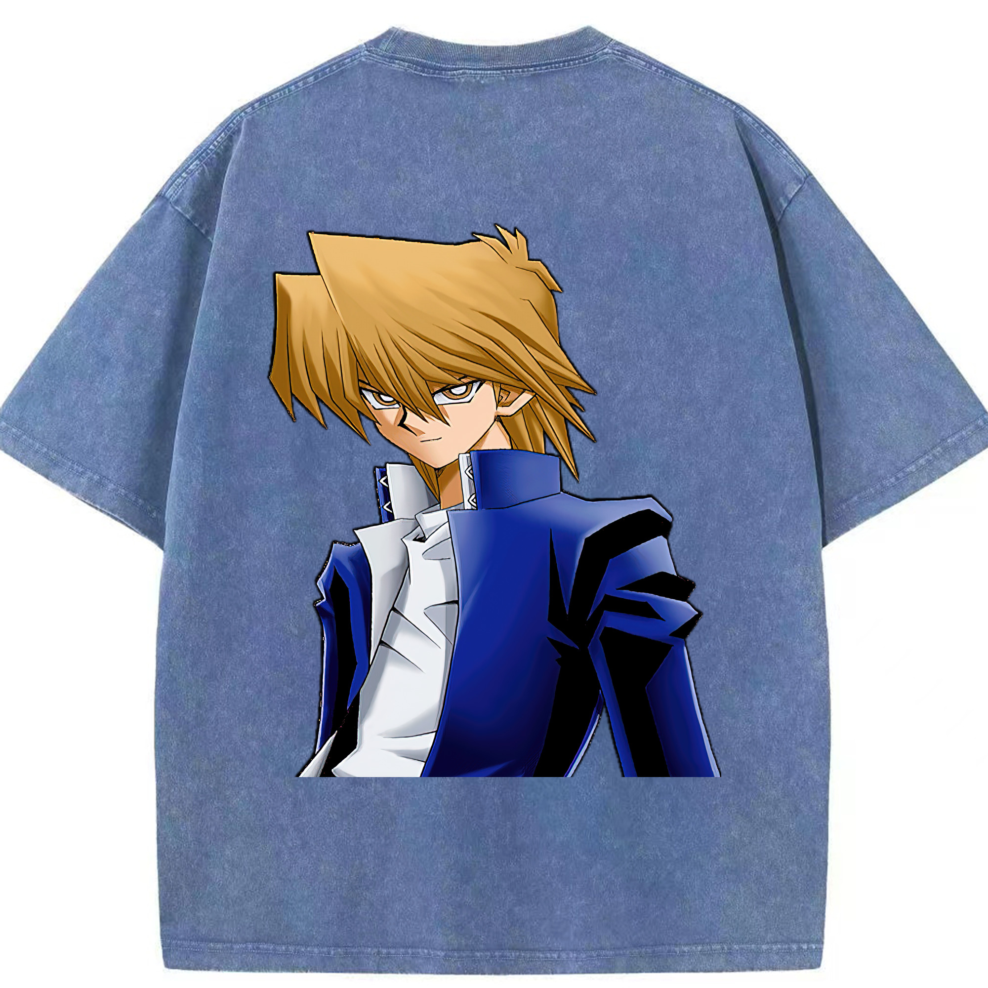 （画像用） 遊☆戯☆王 Yu-Gi-Oh! 綿100% ヴィンテージ風 半袖Tシャツ（背面プリント）