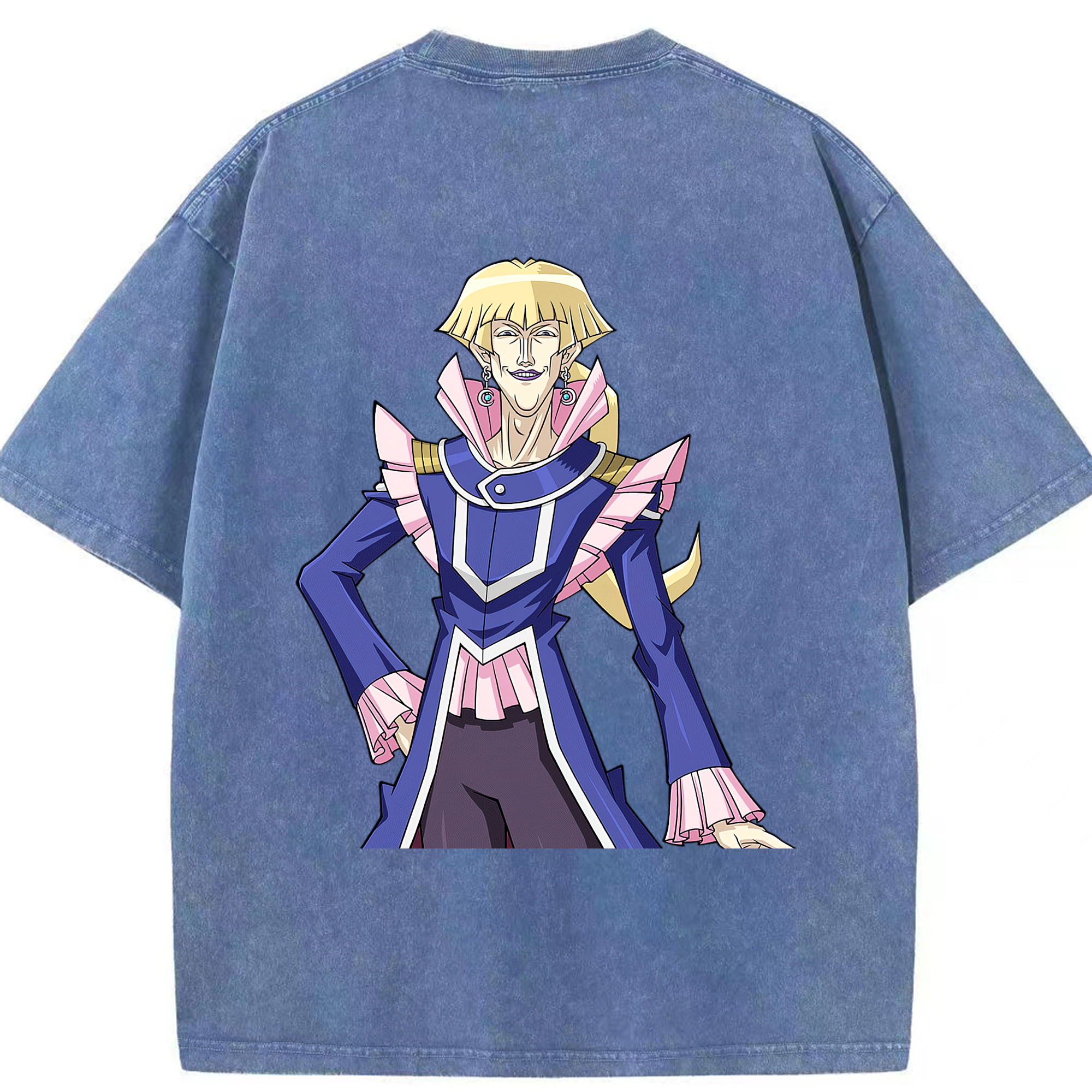 （画像用） 遊☆戯☆王 Yu-Gi-Oh! 綿100% ヴィンテージ風 半袖Tシャツ（背面プリント）