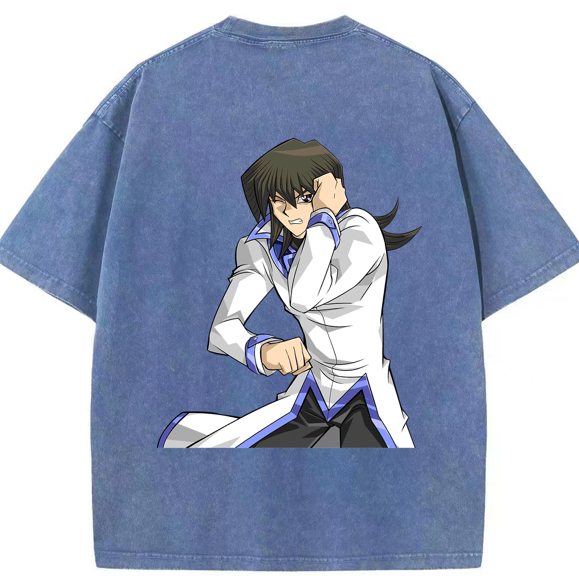 （画像用） 遊☆戯☆王 Yu-Gi-Oh! 綿100% ヴィンテージ風 半袖Tシャツ（背面プリント）