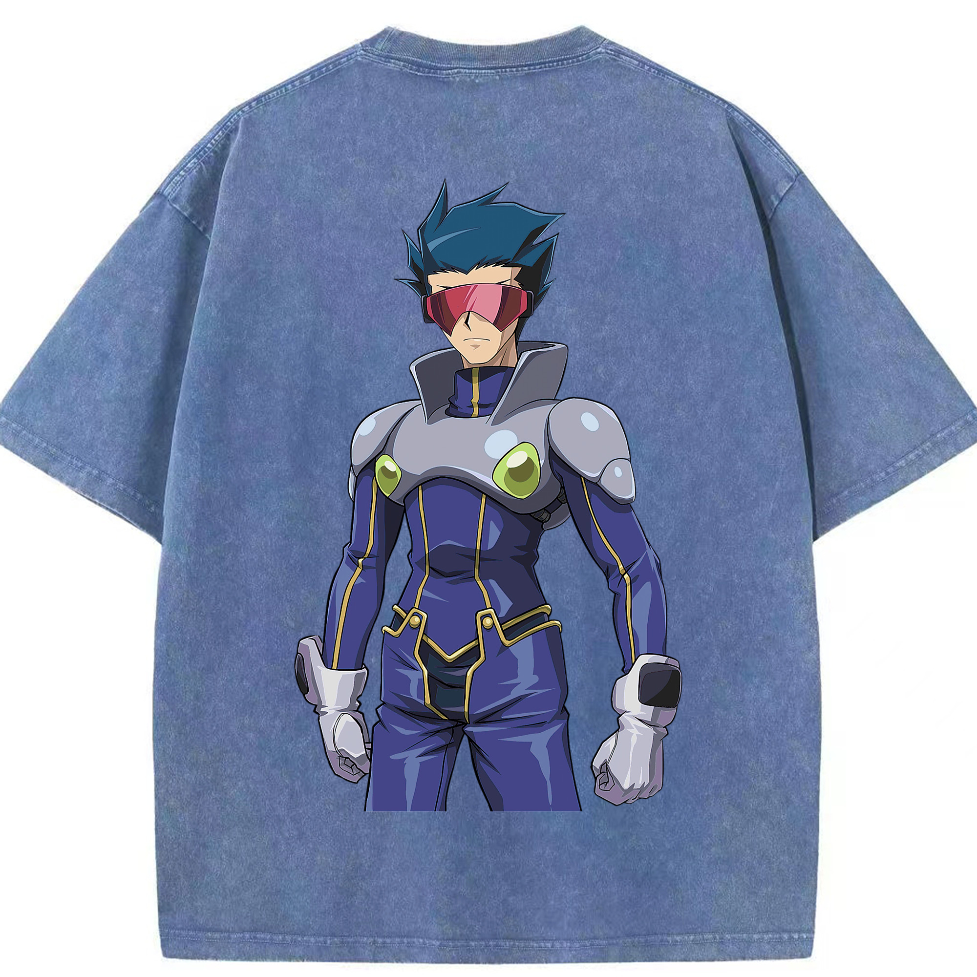 （画像用） 遊☆戯☆王 Yu-Gi-Oh! 綿100% ヴィンテージ風 半袖Tシャツ（背面プリント）