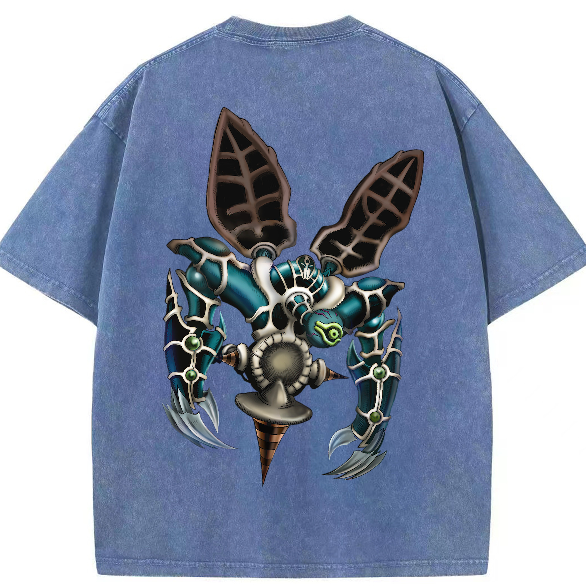 （画像用） 遊☆戯☆王 Yu-Gi-Oh! 綿100% ヴィンテージ風 半袖Tシャツ（背面プリント）