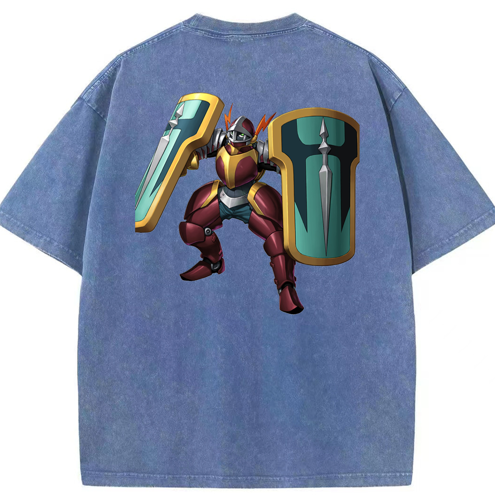 （画像用） 遊☆戯☆王 Yu-Gi-Oh! 綿100% ヴィンテージ風 半袖Tシャツ（背面プリント）