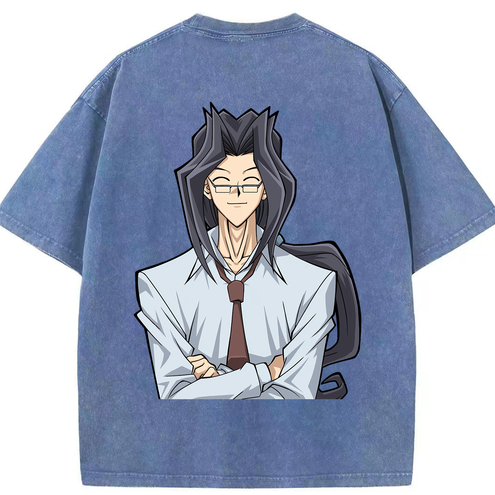 （画像用） 遊☆戯☆王 Yu-Gi-Oh! 綿100% ヴィンテージ風 半袖Tシャツ（背面プリント）