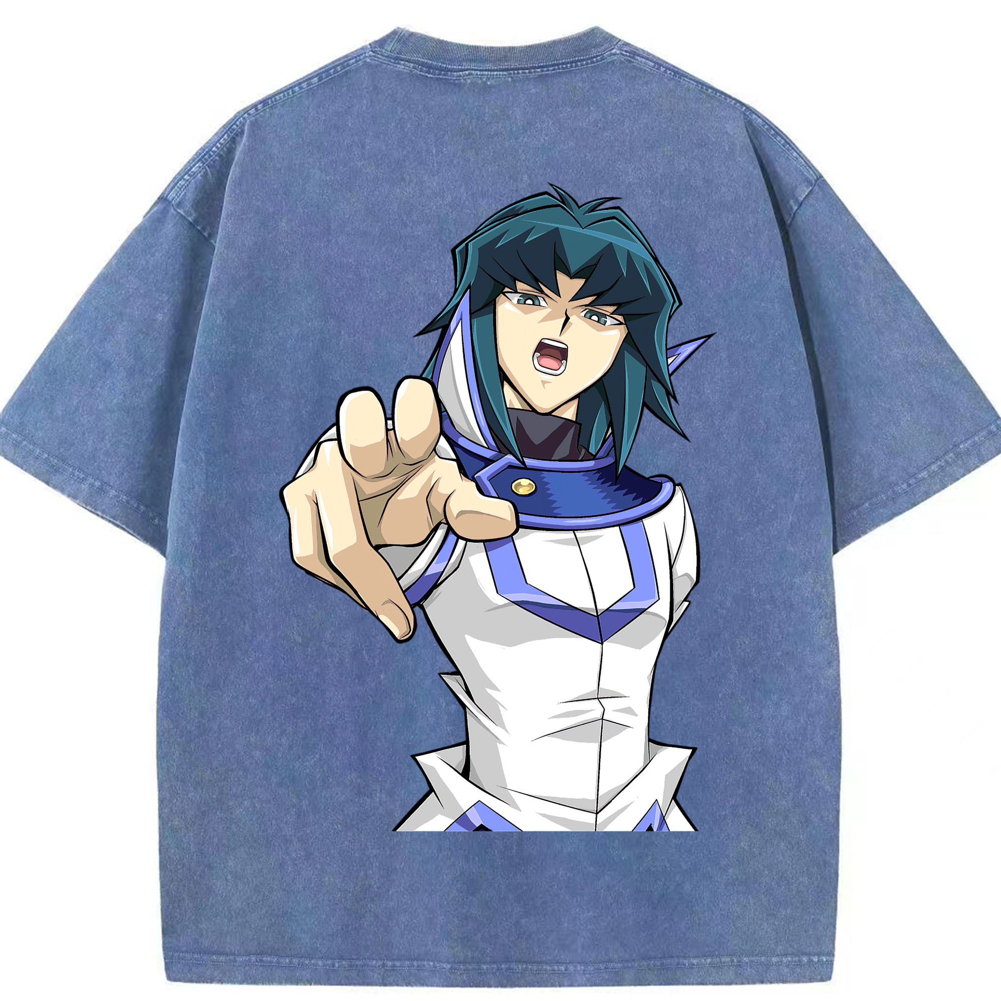 （画像用） 遊☆戯☆王 Yu-Gi-Oh! 綿100% ヴィンテージ風 半袖Tシャツ（背面プリント）