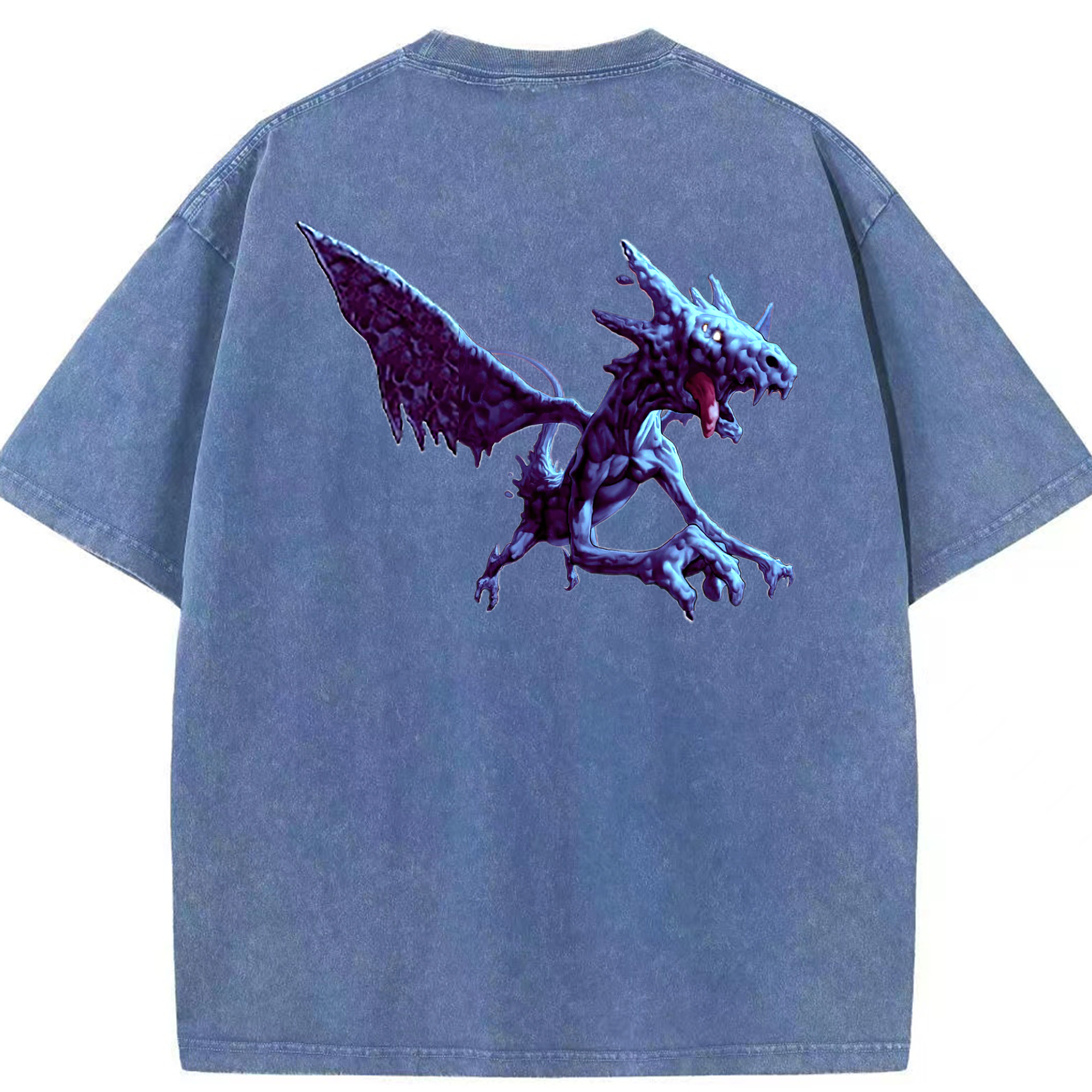 （画像用） 遊☆戯☆王 Yu-Gi-Oh! 綿100% ヴィンテージ風 半袖Tシャツ（背面プリント）
